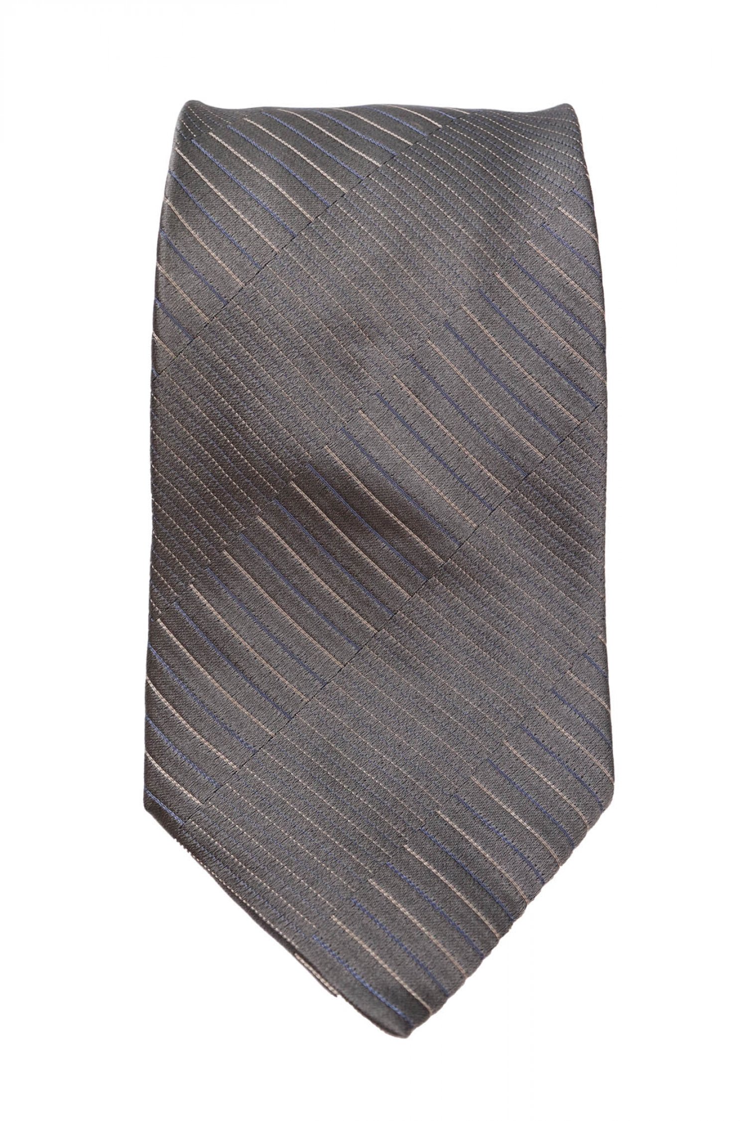 GIORGIO ARMANI ΓΡΑΒΑΤΑ 9.5CM ΡΙΓΕ ΓΚΡΙ