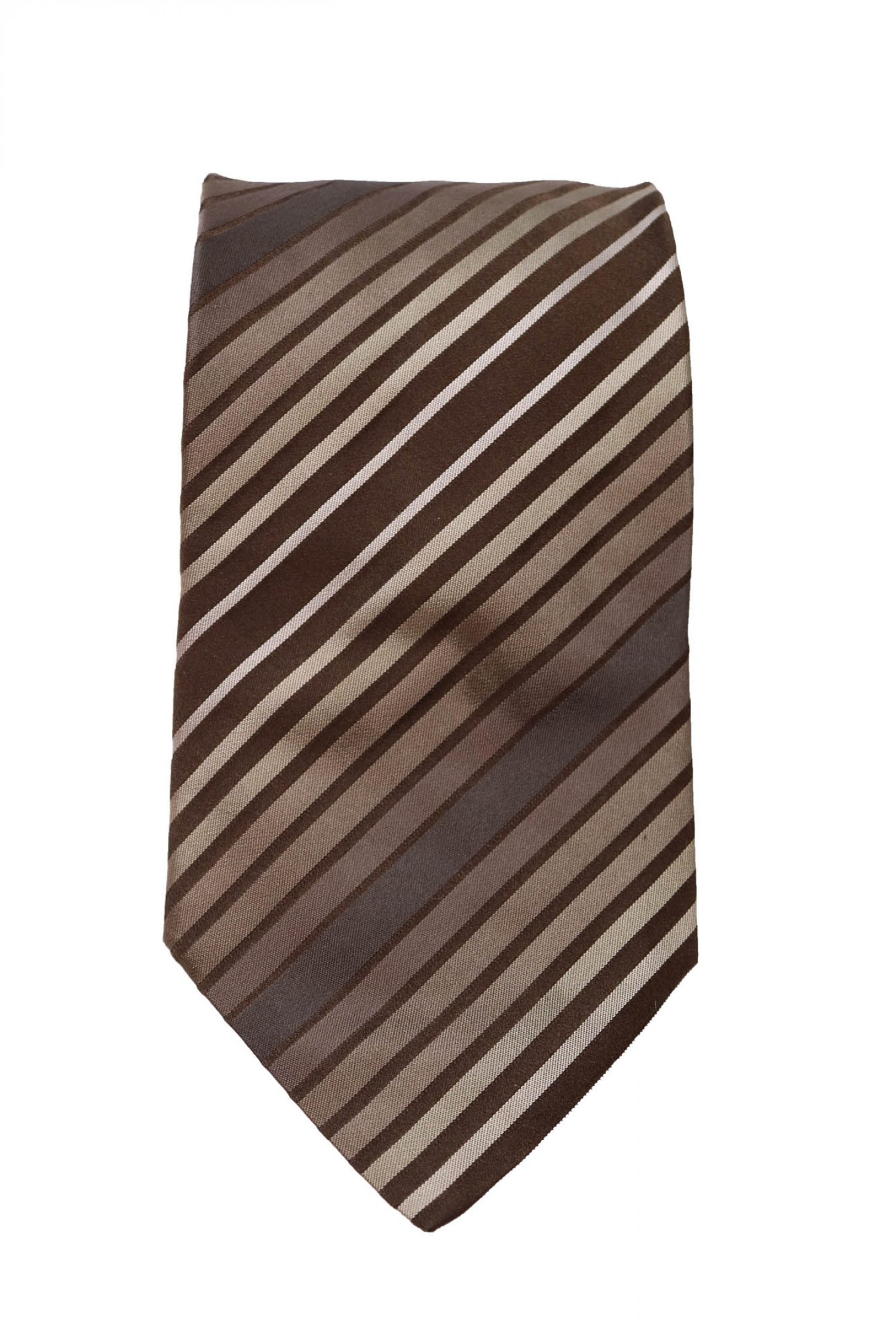 GIORGIO ARMANI ΓΡΑΒΑΤΑ 9.5CM ΡΙΓΕ ΚΑΦΕ