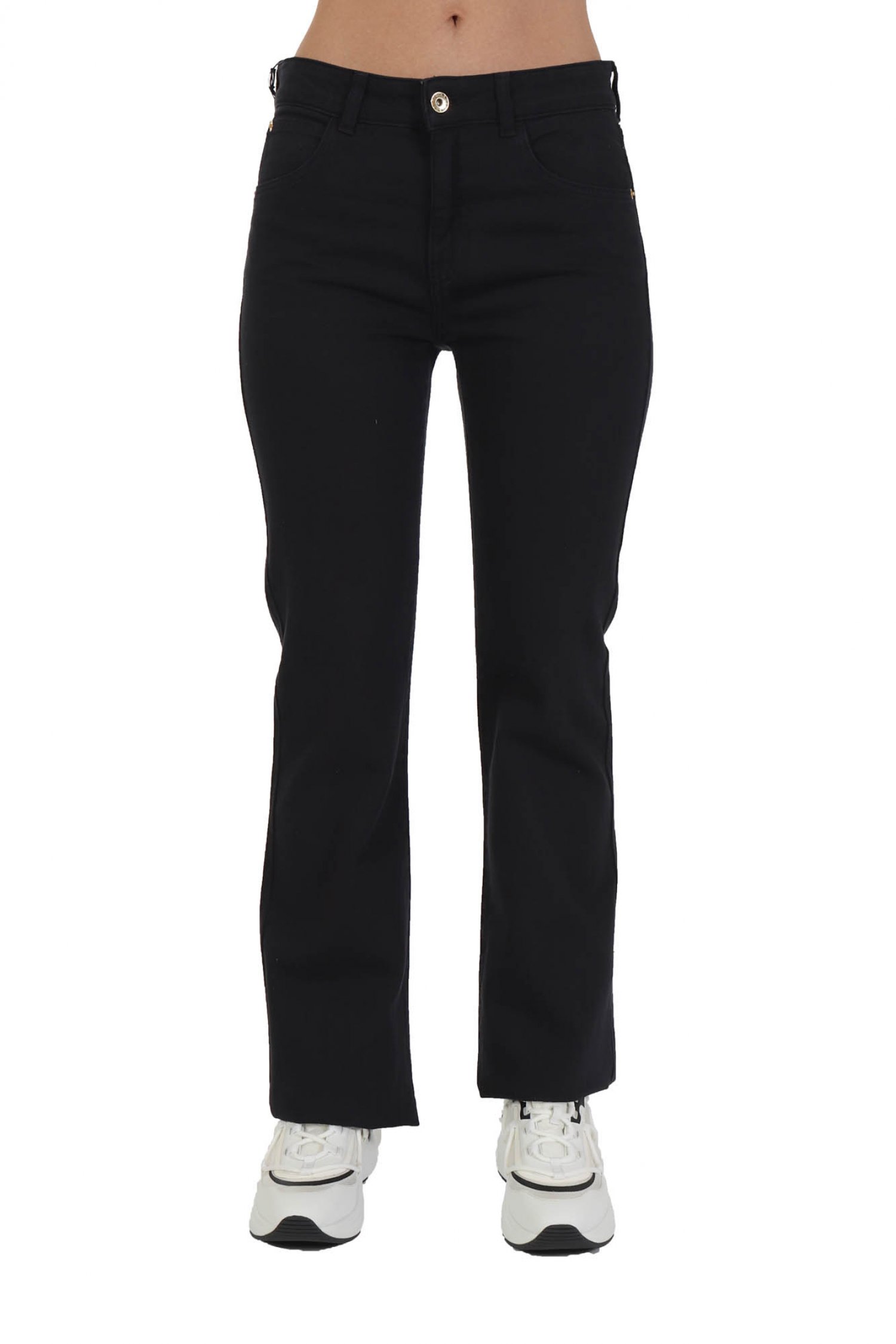 EMPORIO ARMANI ΠΑΝΤΕΛΟΝΙ JEANS WOMAN 5 POCKET FLAIR ΜΠΛΕ