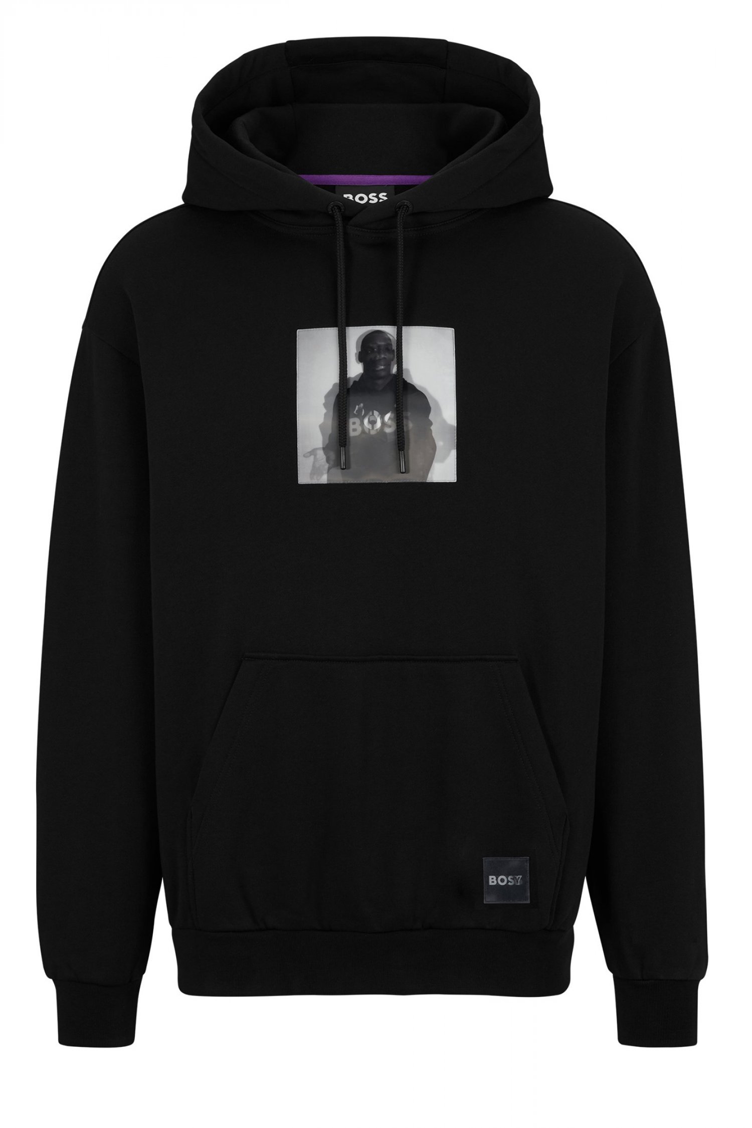 BOSS ΦΟΥΤΕΡ HOODIE W_KHABY_KB X KHABY ΜΑΥΡΟ