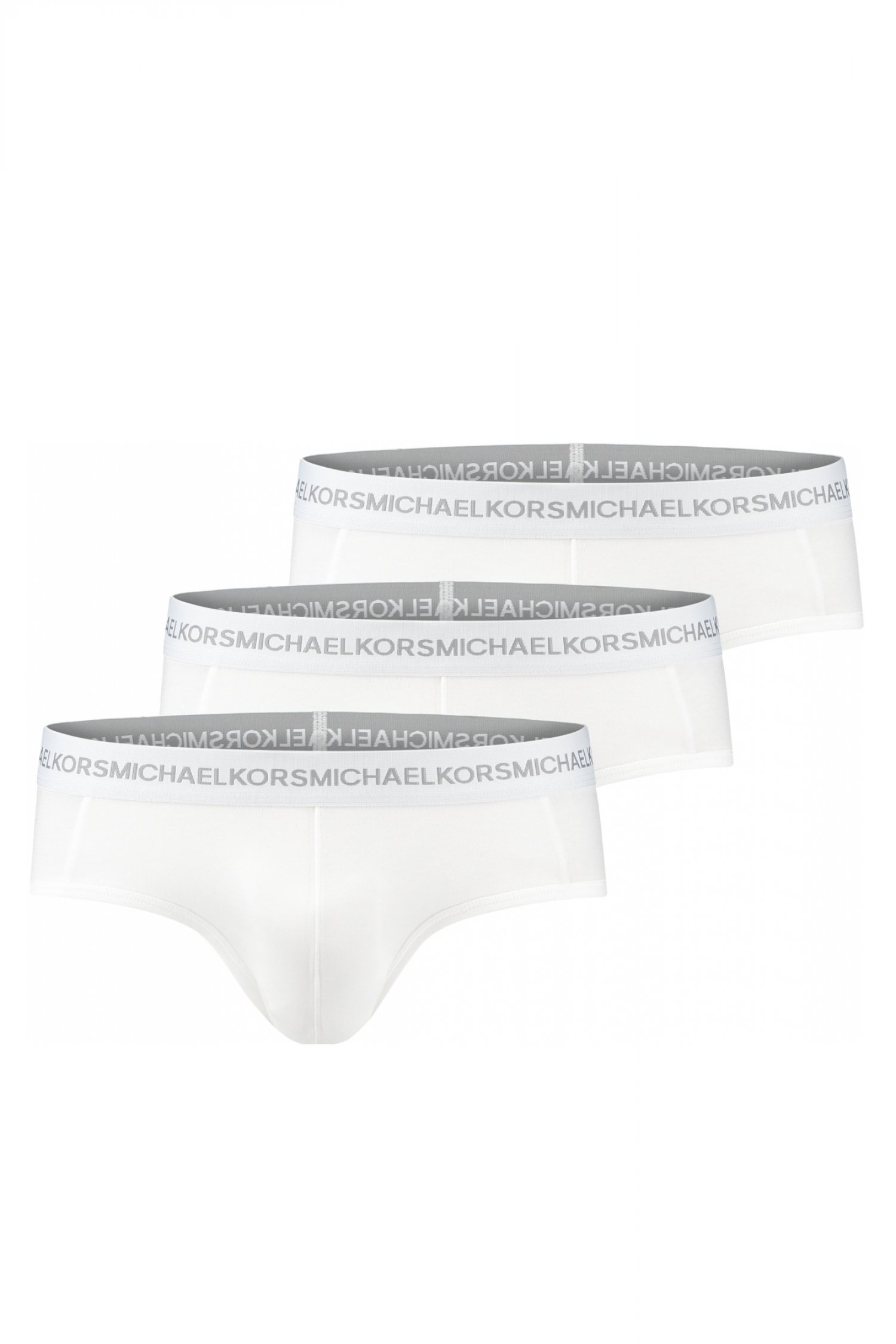 MICHAEL KORS ΕΣΩΡΟΥΧΑ 3PACK BRIEF STRETCH ΛΕΥΚΟ