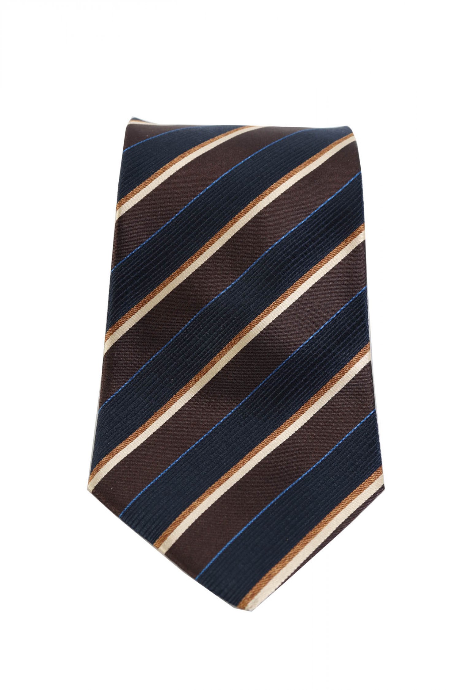 BOSS ΓΡΑΒΑΤΑ 9CM ΡΙΓΕ ΜΠΕΖ-ΜΠΛΕ-ΚΑΦΕ