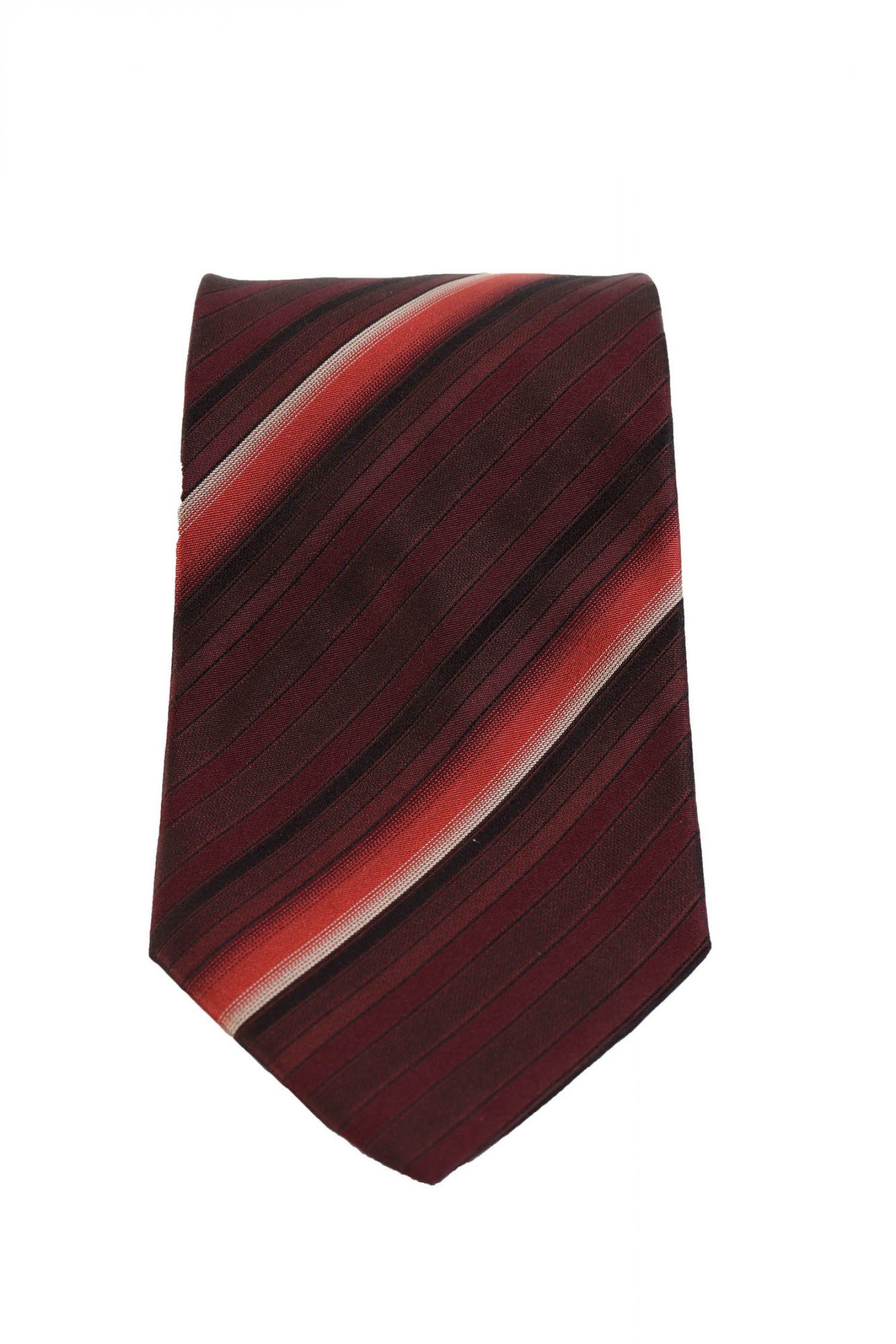 BOSS ΓΡΑΒΑΤΑ 9CM ΡΙΓΕ ΜΠΟΡΝΤΟ