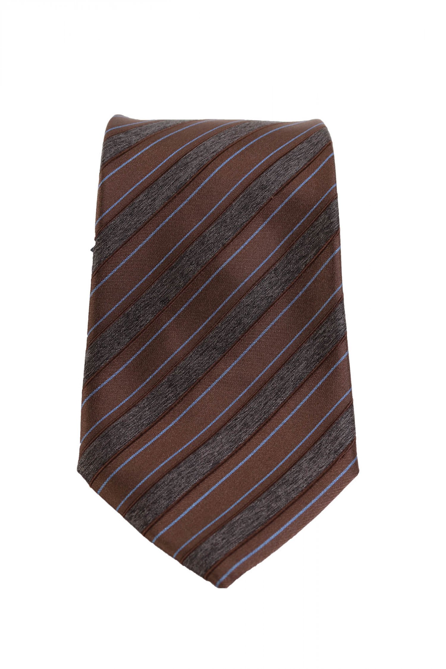 BOSS ΓΡΑΒΑΤΑ 9CM ΡΙΓΕ ΣΙΕΛ-ΚΑΦΕ