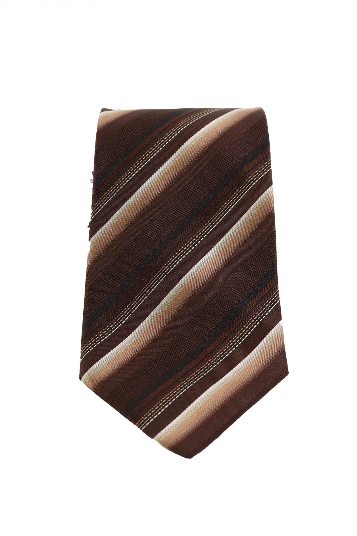 BOSS BOSS ΓΡΑΒΑΤΑ 9CM ΡΙΓΕ ΚΑΦΕ