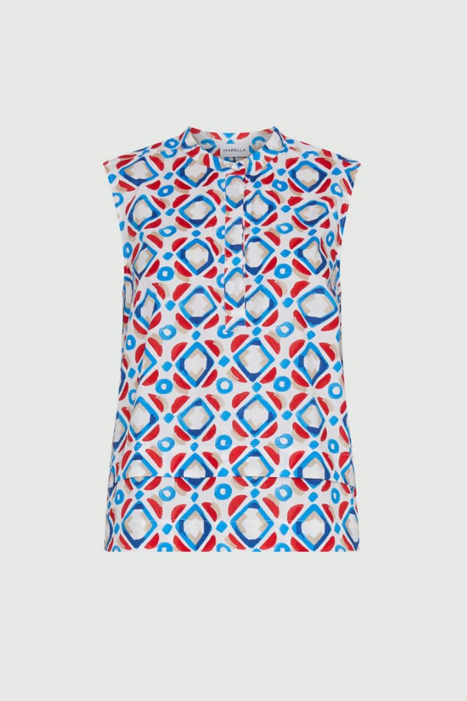 MARELLA EMME TOP GITANO ΚΟΥΜΠΙΑ ΣΧΕΔΙΑ ΠΟΛΥΧΡΩΜΟ ΛΕΥΚΟ