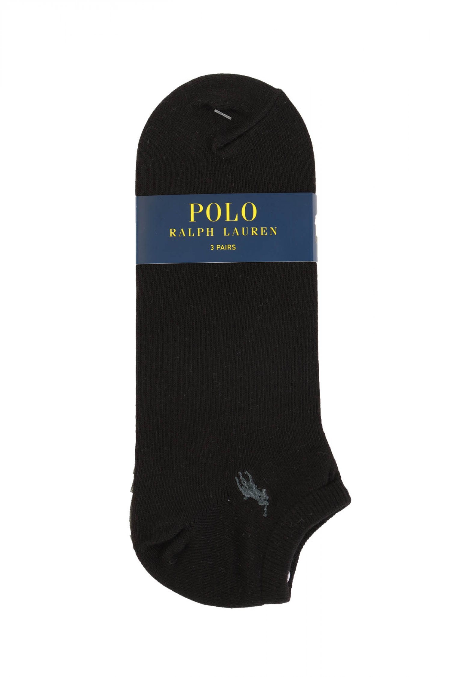 RALPH LAUREN ΚΑΛΤΣΕΣ 3 PAIRS LOGO ΛΕΥΚΟ-ΓΚΡΙ-ΜΑΥΡΟ