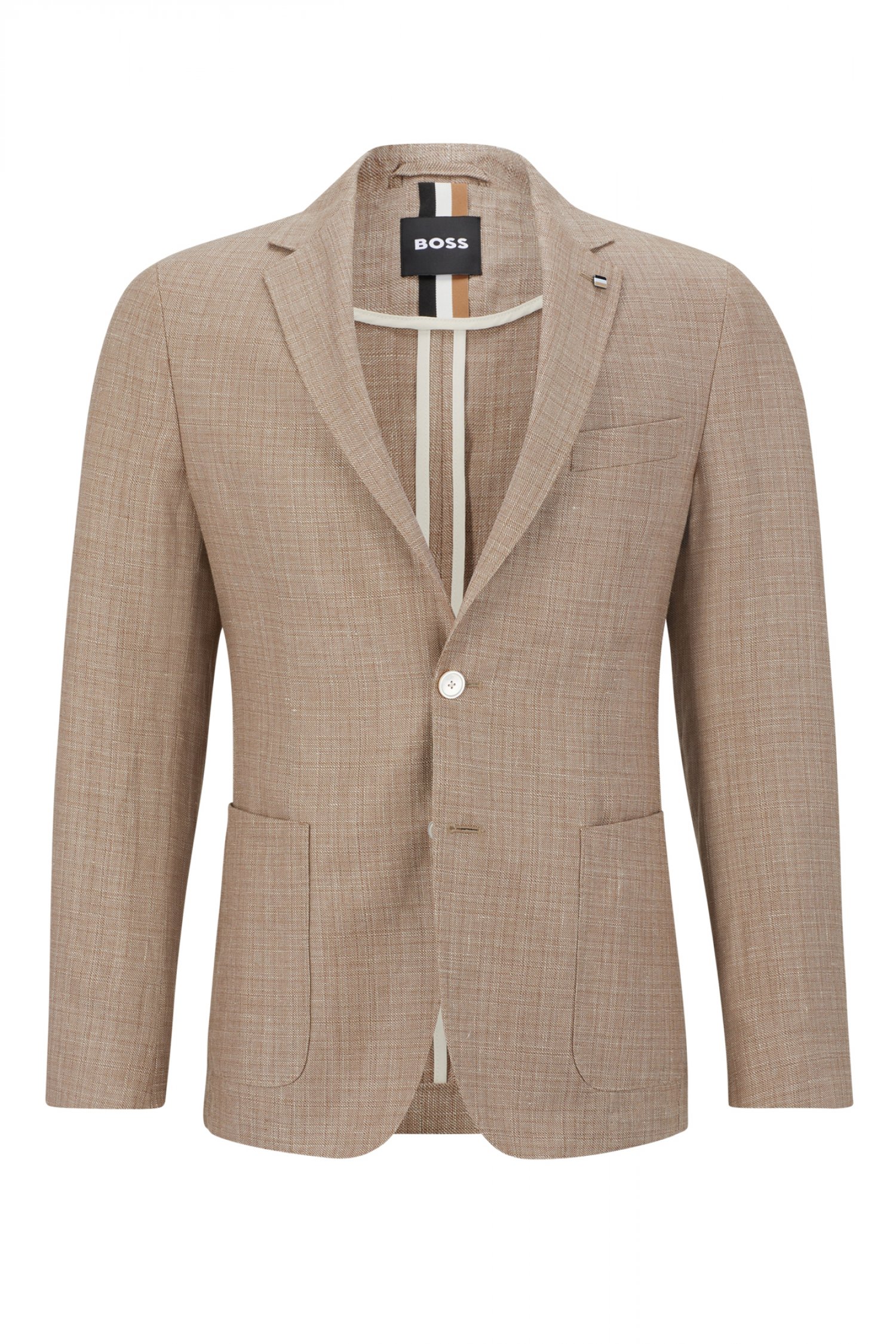 BOSS ΣΑΚΑΚΙ ΛΙΝΟ ΑΦΟΔΡΟ SLIM FIT C-HANRY-232 ΜΠΕΖ