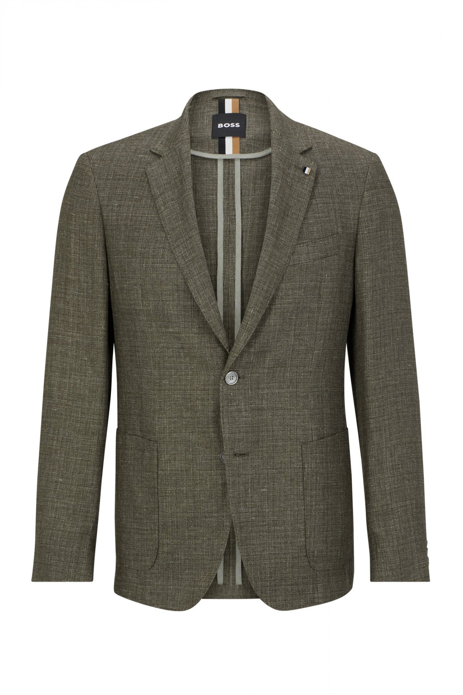 BOSS ΣΑΚΑΚΙ ΛΙΝΟ ΑΦΟΔΡΟ SLIM FIT C-HANRY-232 ΧΑΚΙ