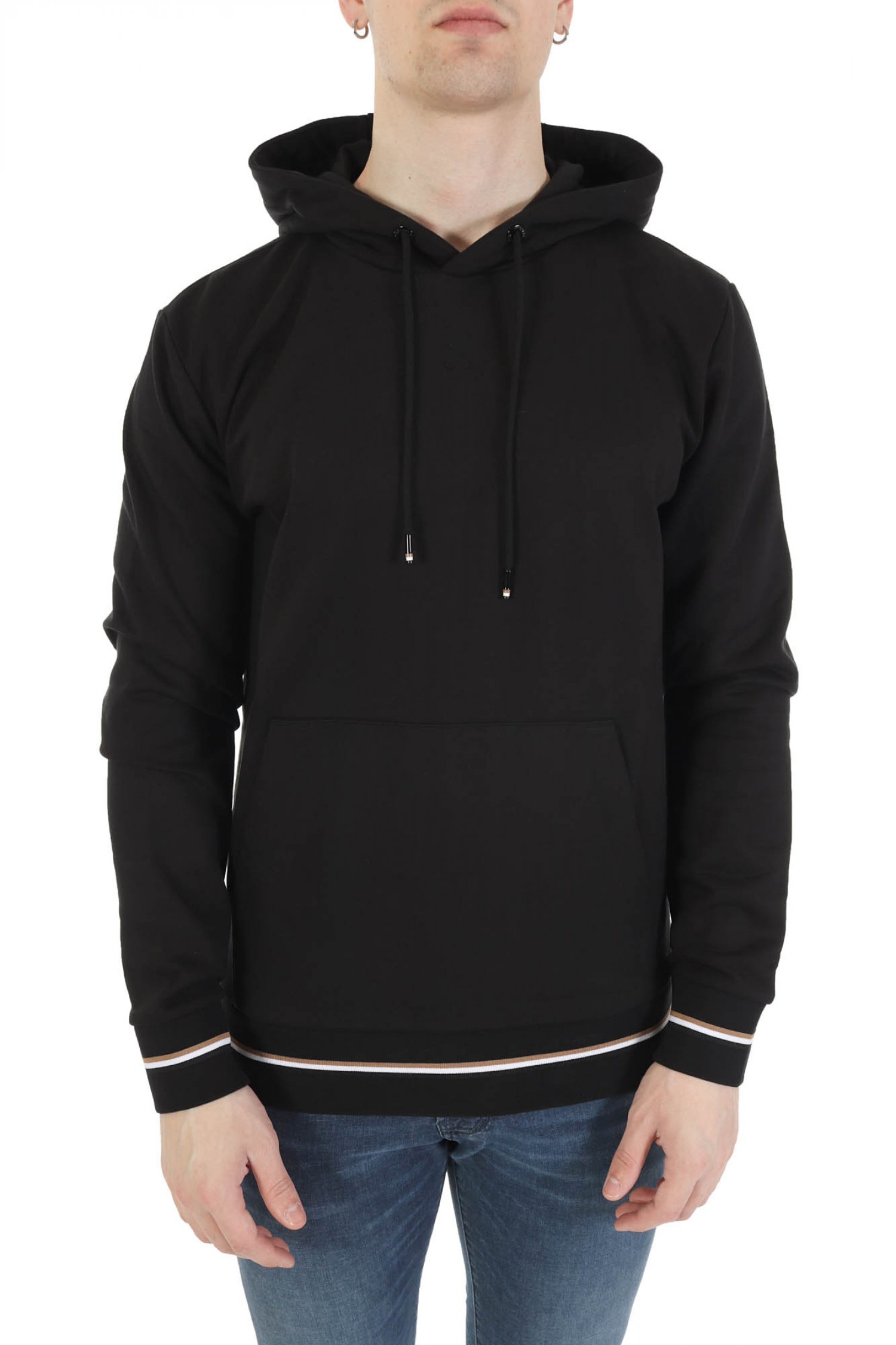 BOSS ΦΟΥΤΕΡ HOODIE SEEGER 127 ΜΑΥΡΟ