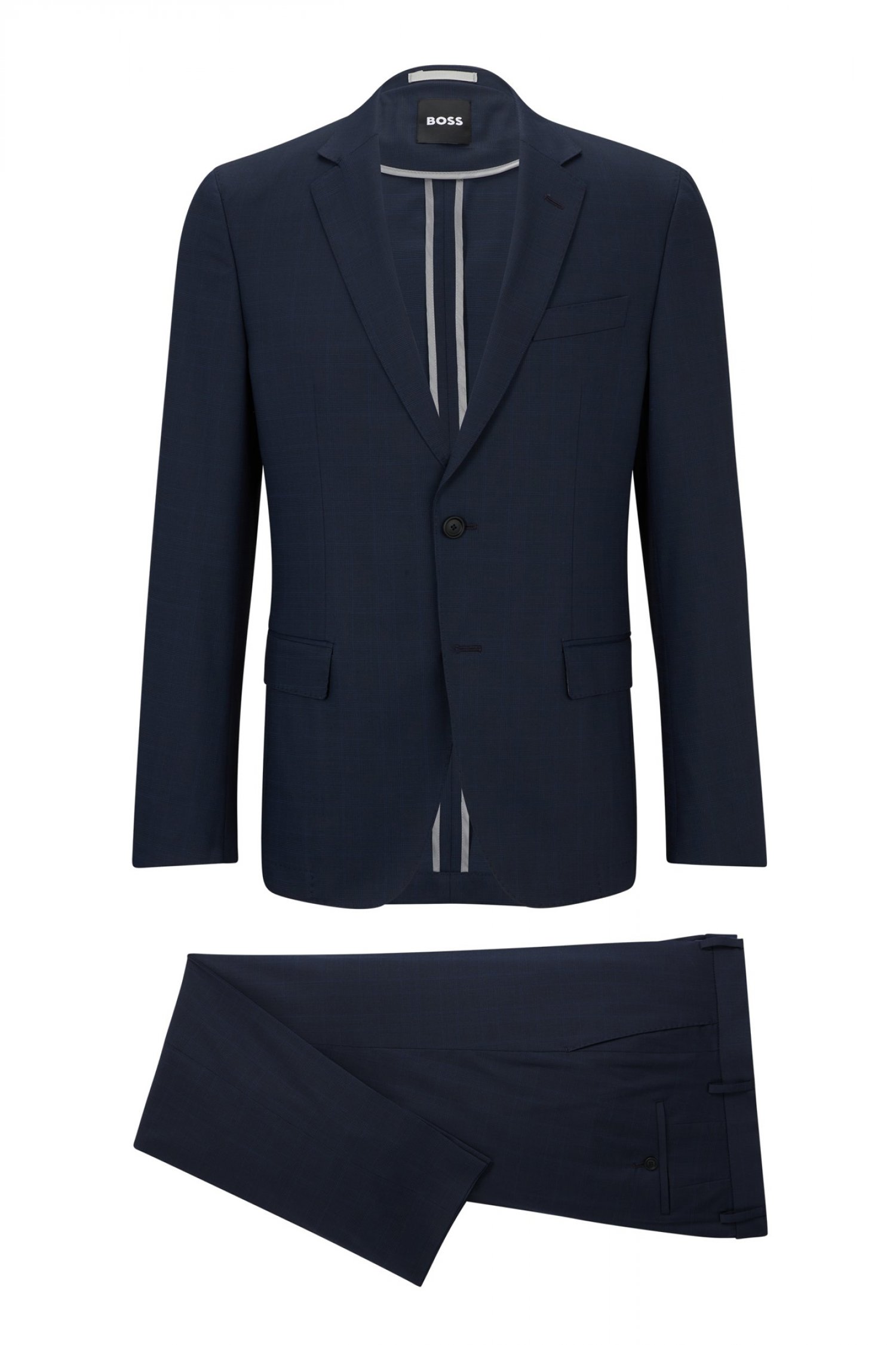 BOSS PERFORMANCE ΚΟΣΤΟΥΜΙ ΚΑΡΩ SLIM FIT P-HUGE-2PCS-232 ΜΠΛΕ