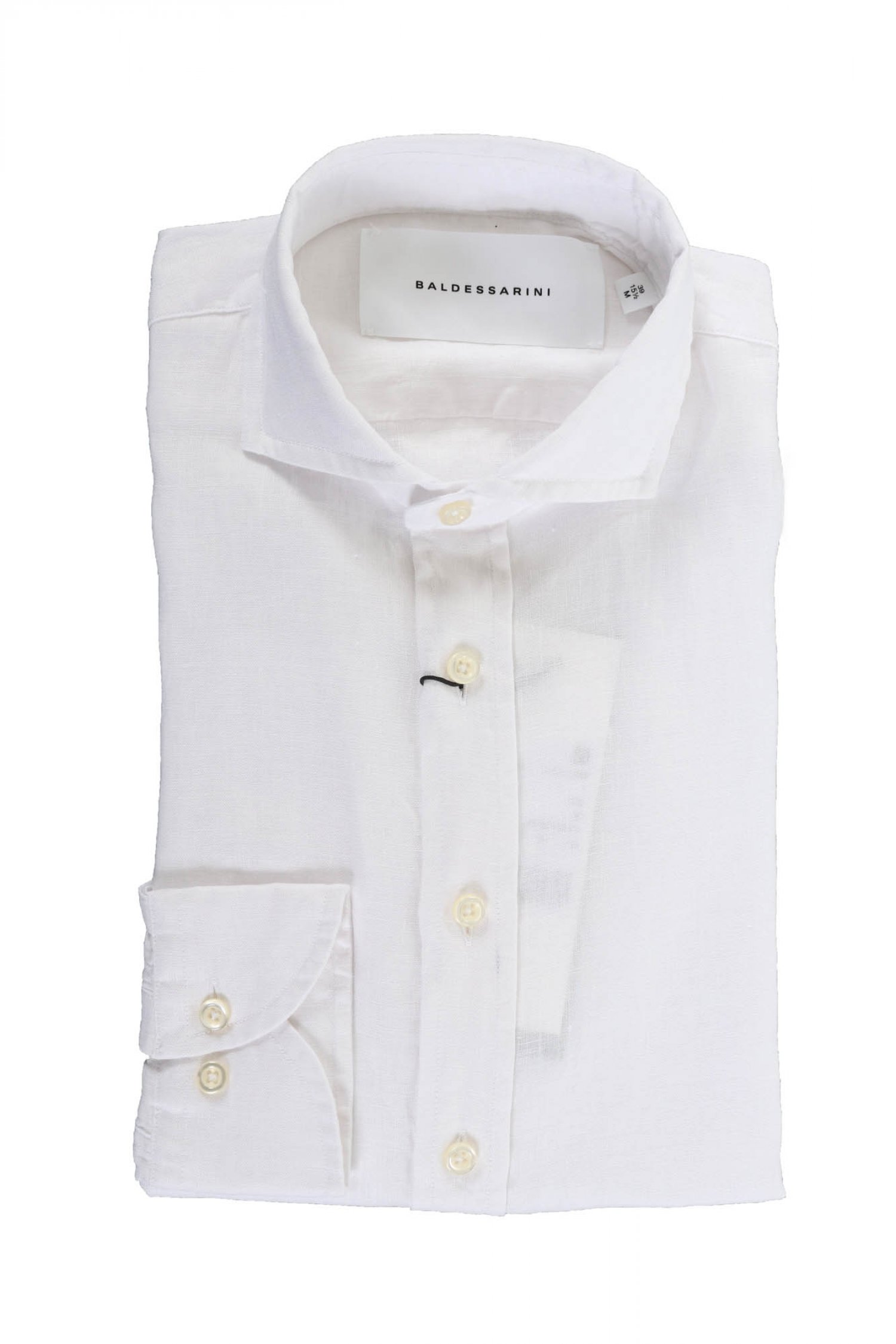 BALDESSARINI BALDESSARINI ΠΟΥΚΑΜΙΣΟ ΛΙΝΟ ΛΕΥΚΟ