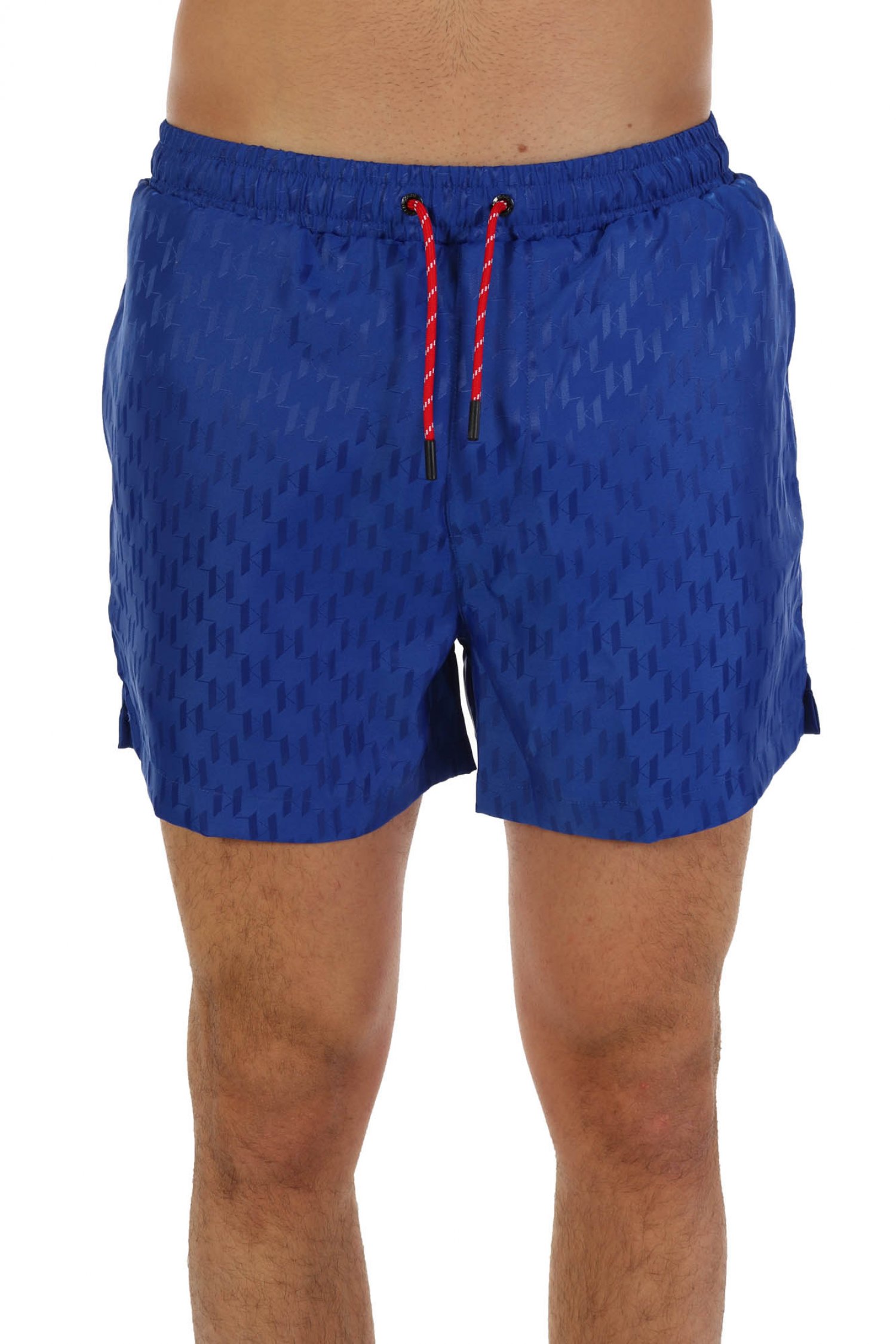 KARL LAGERFELD ΜΑΓΙΩ ALL OVER MONOGRAM LOGO ΡΟΥΑ ΜΠΛΕ