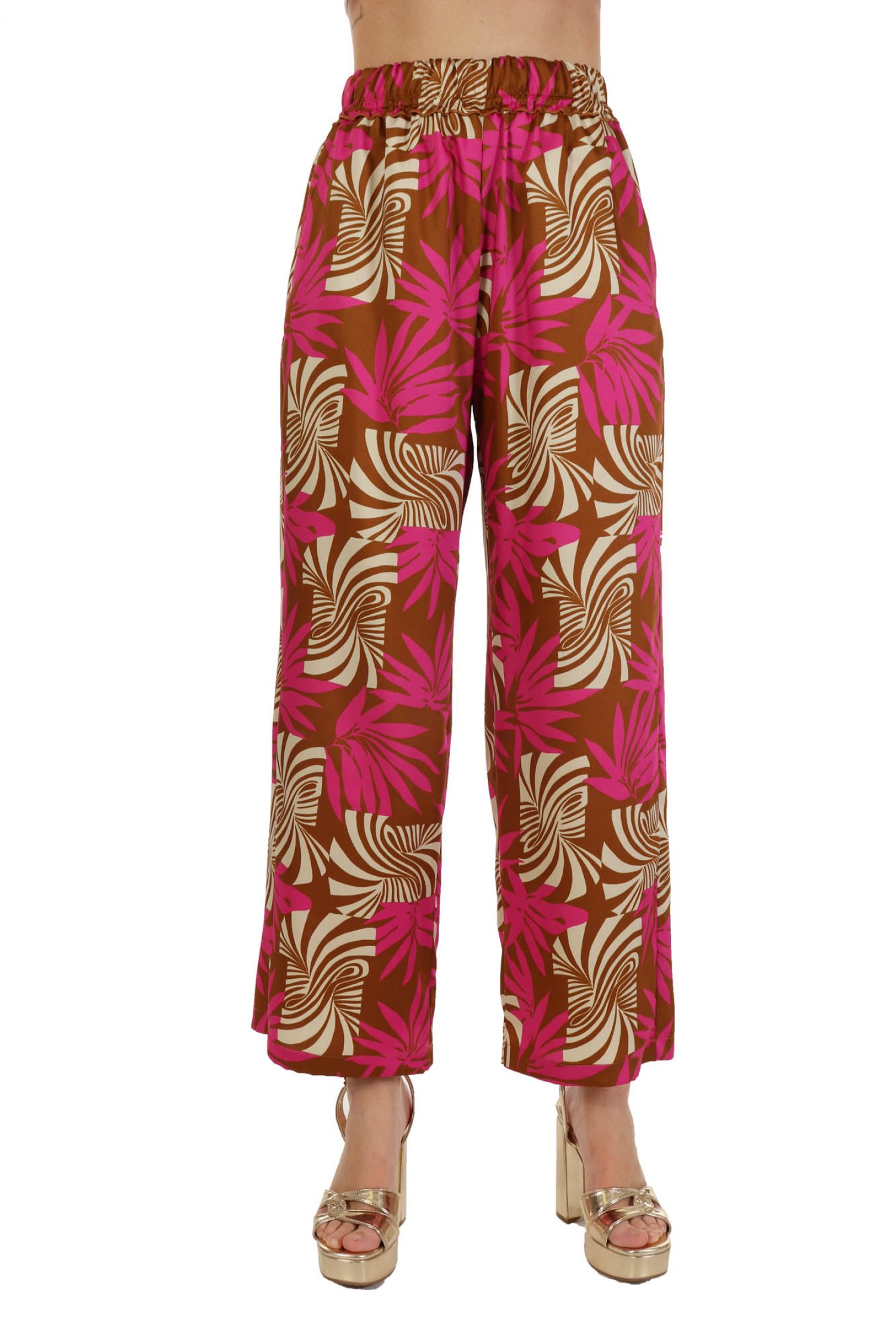 MARELLA EMME ΠΑΝΤΕΛΟΝA ZAC ΣΟΥΡΑ ΜΕΣΗ ΠΟΛΥΧΡΩΜΗ ΦΟΥΞΙΑ