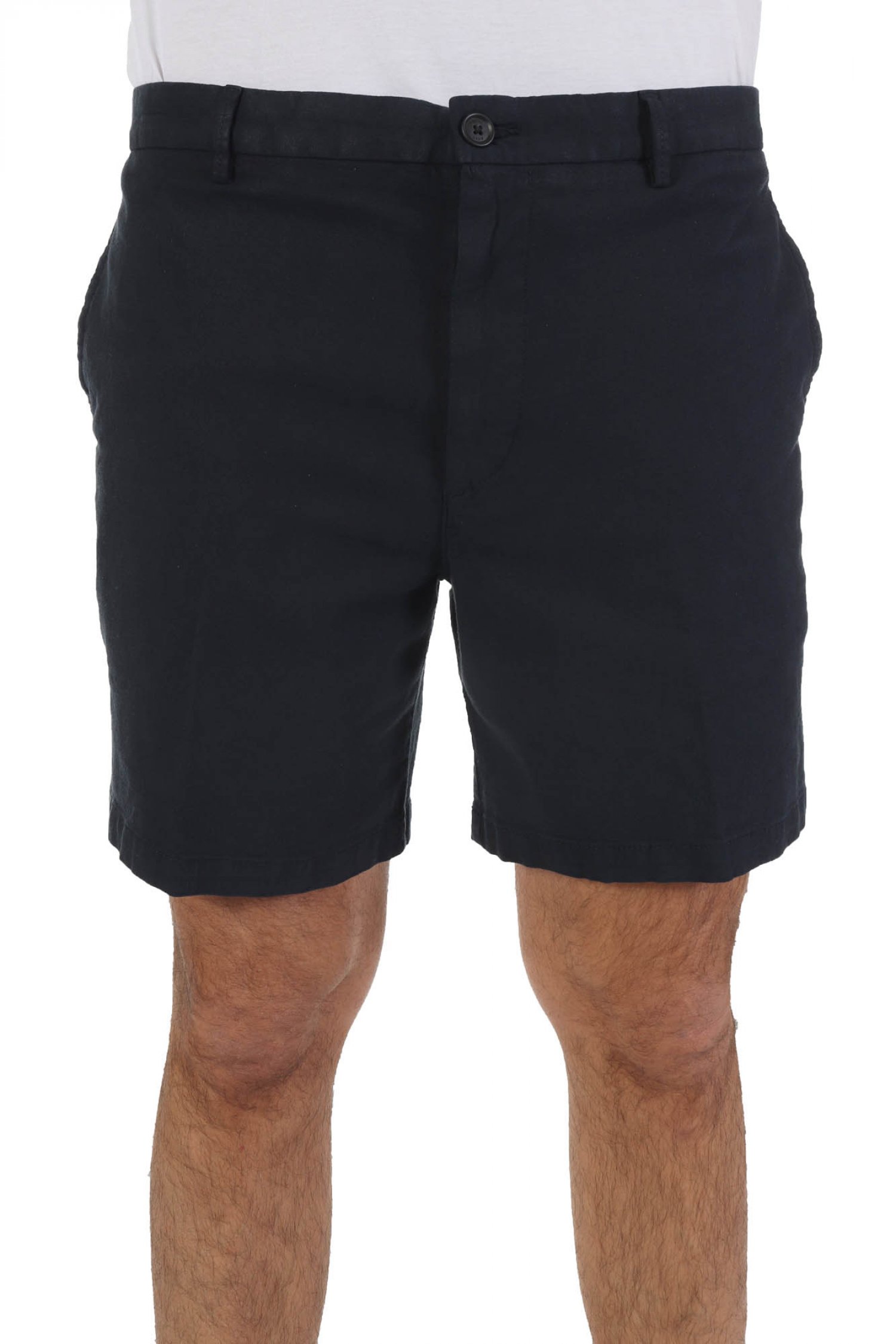 BOSS ΒΕΡΜΟΥΔΑ CHINO SLIM FIT KARLOS SHORTS ΜΠΛΕ