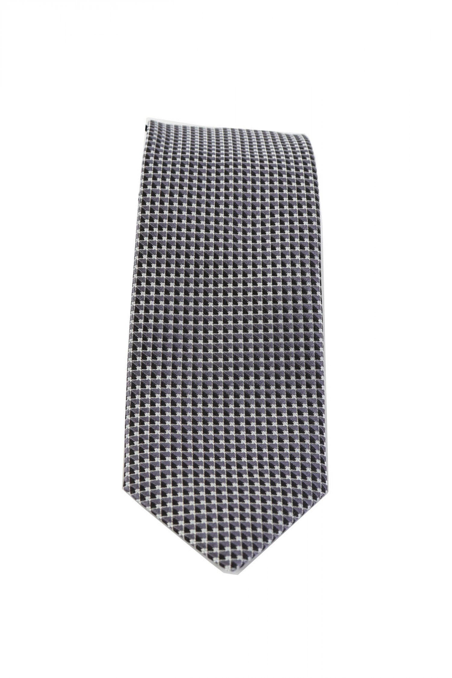 BOSS ΓΡΑΒΑΤΑ P-TIE 6CM-222 ΜΙΚΡΟΣΧΕΔΙΟ ΓΚΡΙ-ΜΑΥΡΟ