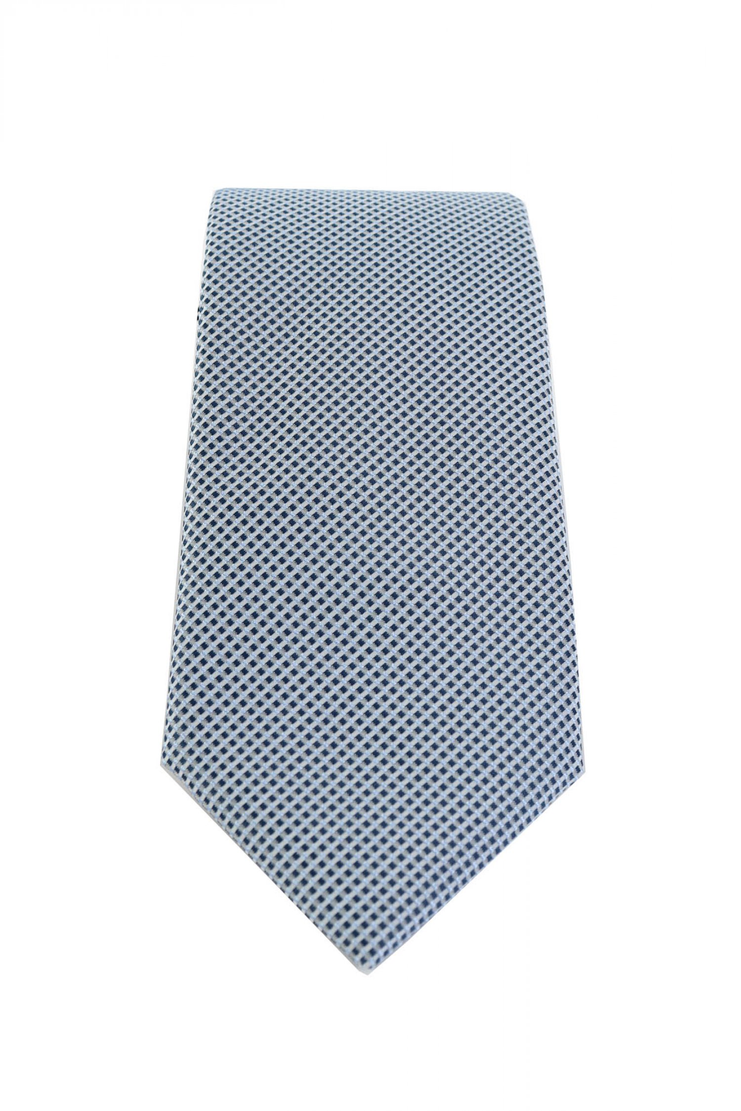 BOSS ΓΡΑΒΑΤΑ H-TIE 7.5CM ΜΙΚΡΟΣΧΕΔΙΟ ΣΙΕΛ