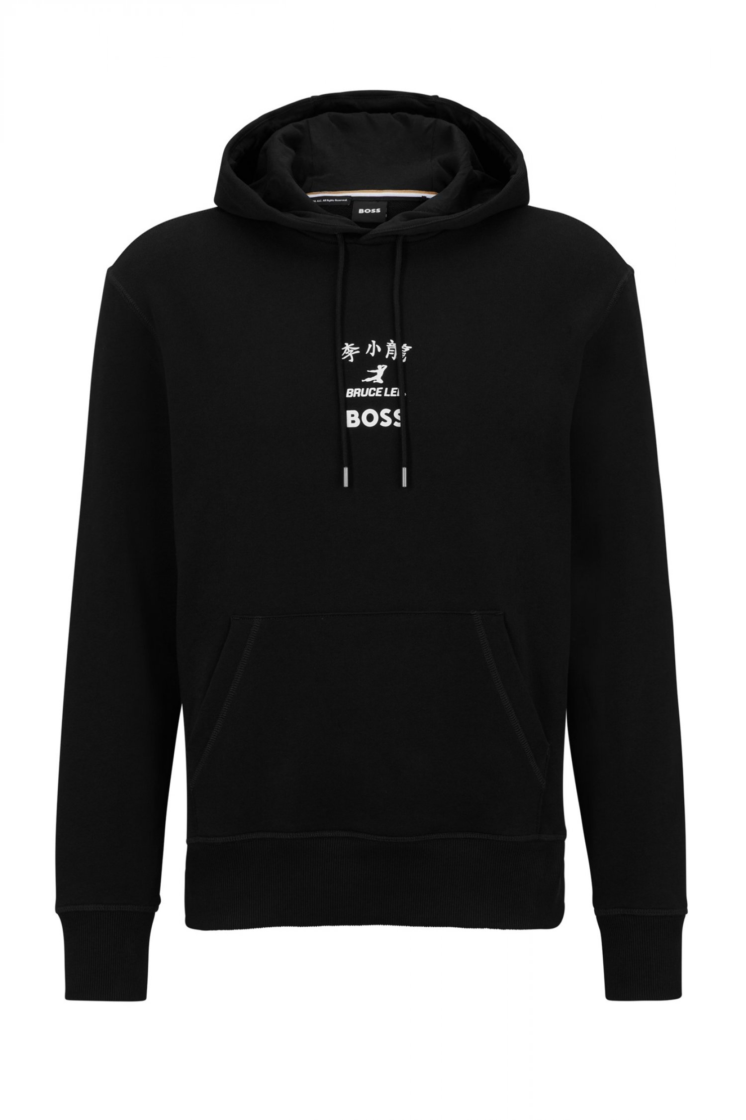BOSS BOSS ΦΟΥΤΕΡ HOODIE W_LEE ΜΑΥΡΟ