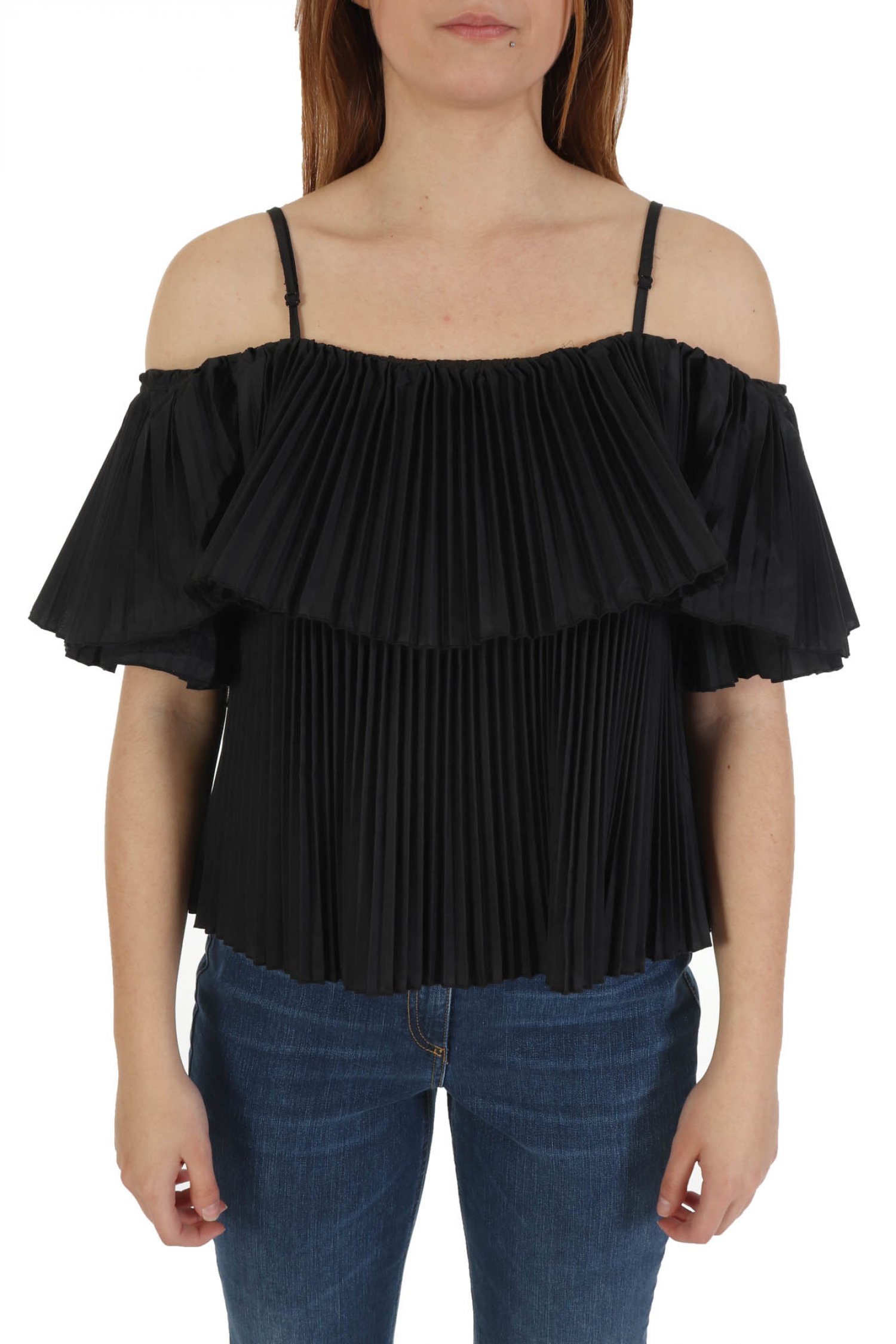 LIU -JO TOP ΠΛΙΣΕ ΜΑΥΡΟ