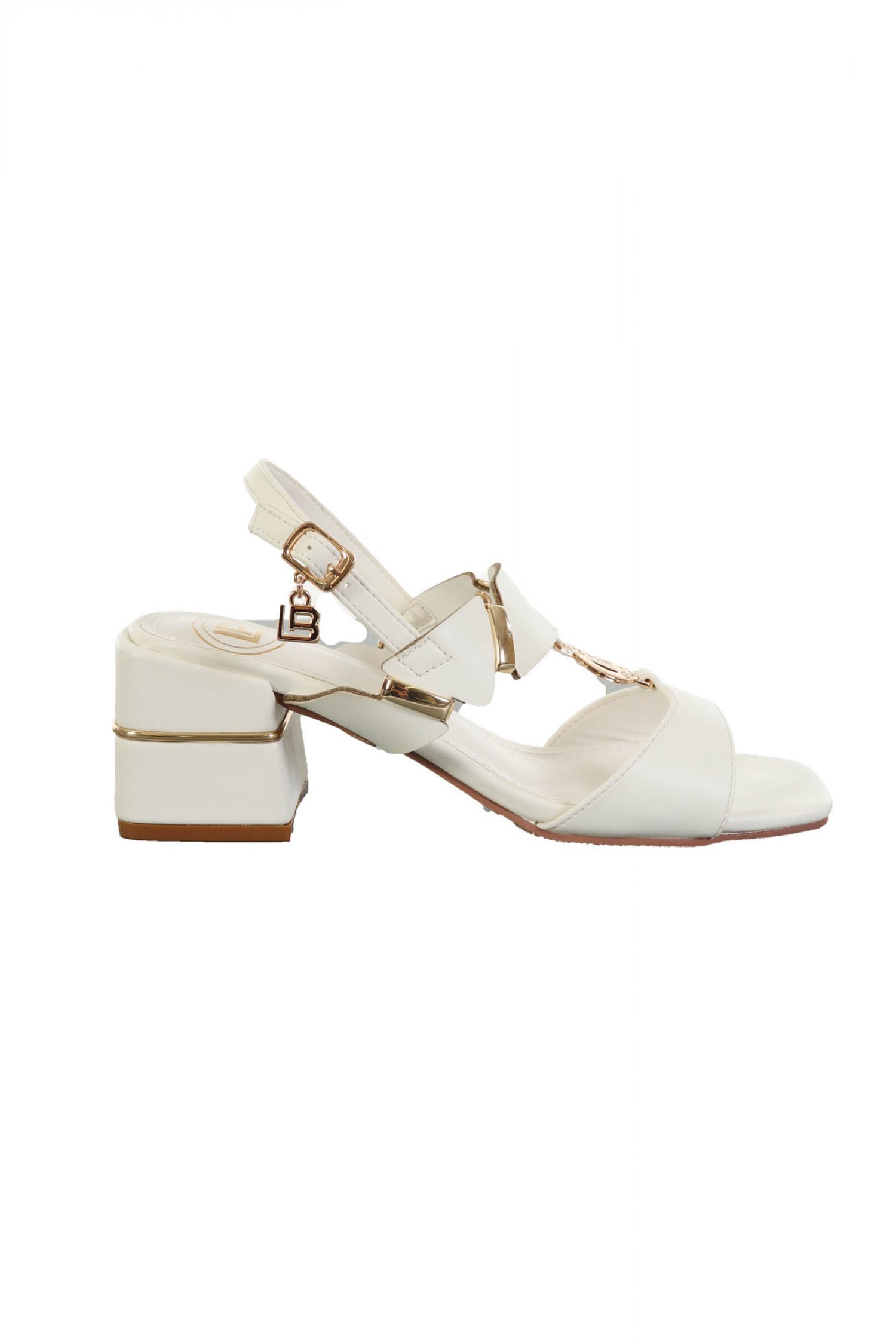 LAURA BIAGIOTTI ΠΑΠΟΥΤΣΙΑ ΠΕΔΙΛΑ ΜΕ ΧΡΥΣΕΣ ΛΕΠΤΟΜΕΡΕΙEΣ ΜΕΤΑΛΛΙΚΗ ΑΓΚΡΑΦΑ LOGO ΛΕΥΚΟ