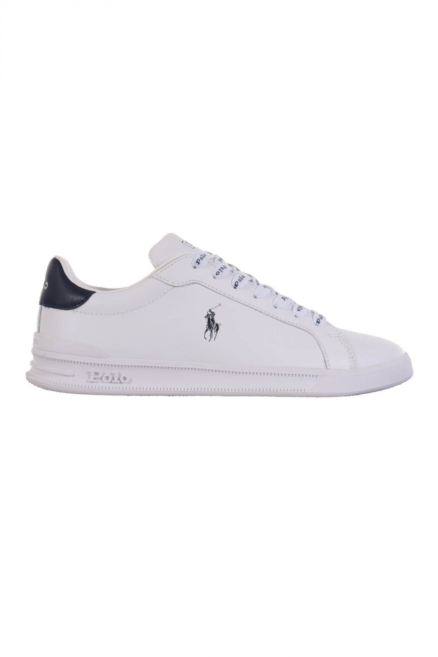 RALPH LAUREN ΠΑΠΟΥΤΣΙΑ SNEAKERS HRT CT II SK ATH ΛΕΥΚΟ/ΜΠΛΕ