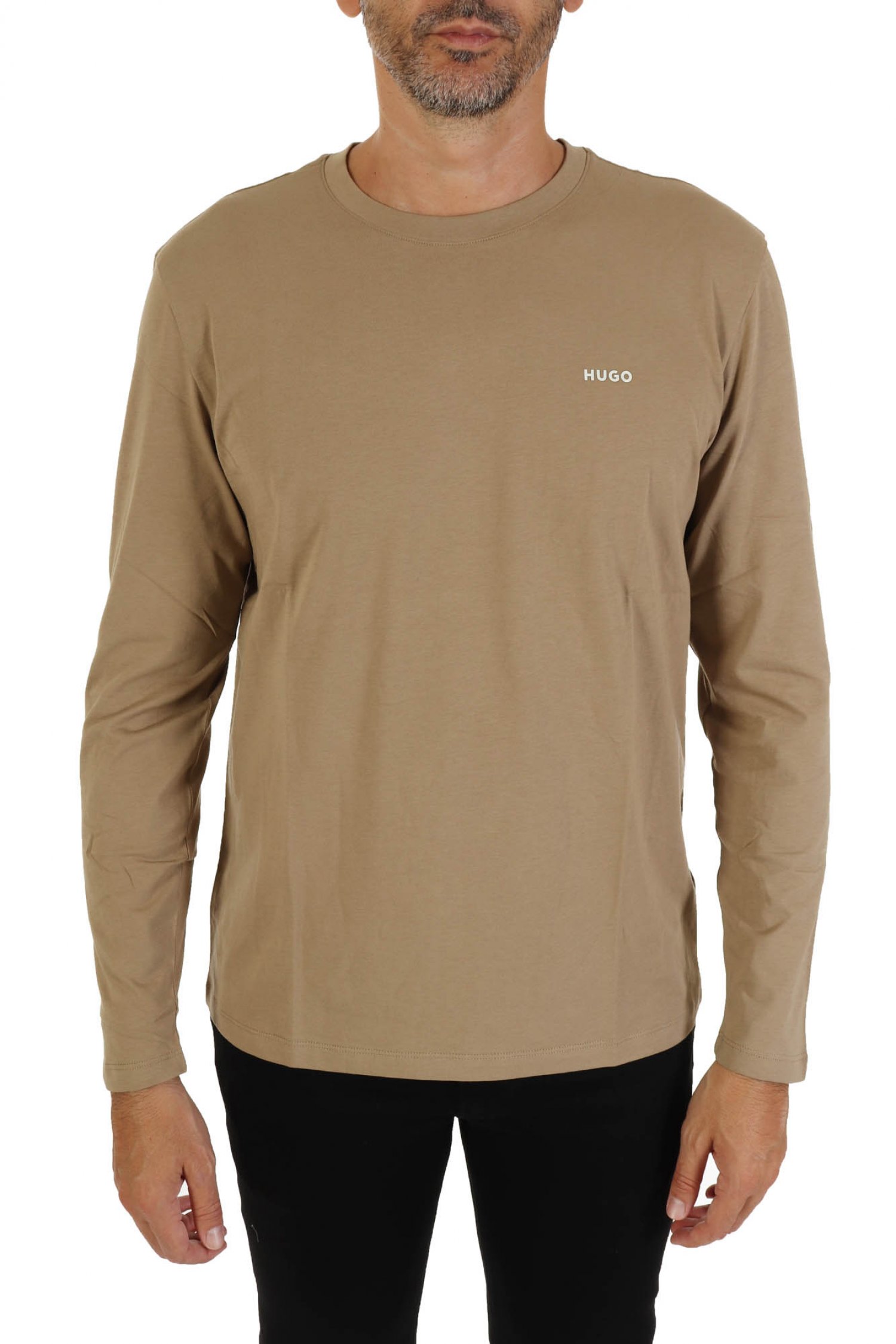 HUGO T-SHIRT DEROL222 XAKI