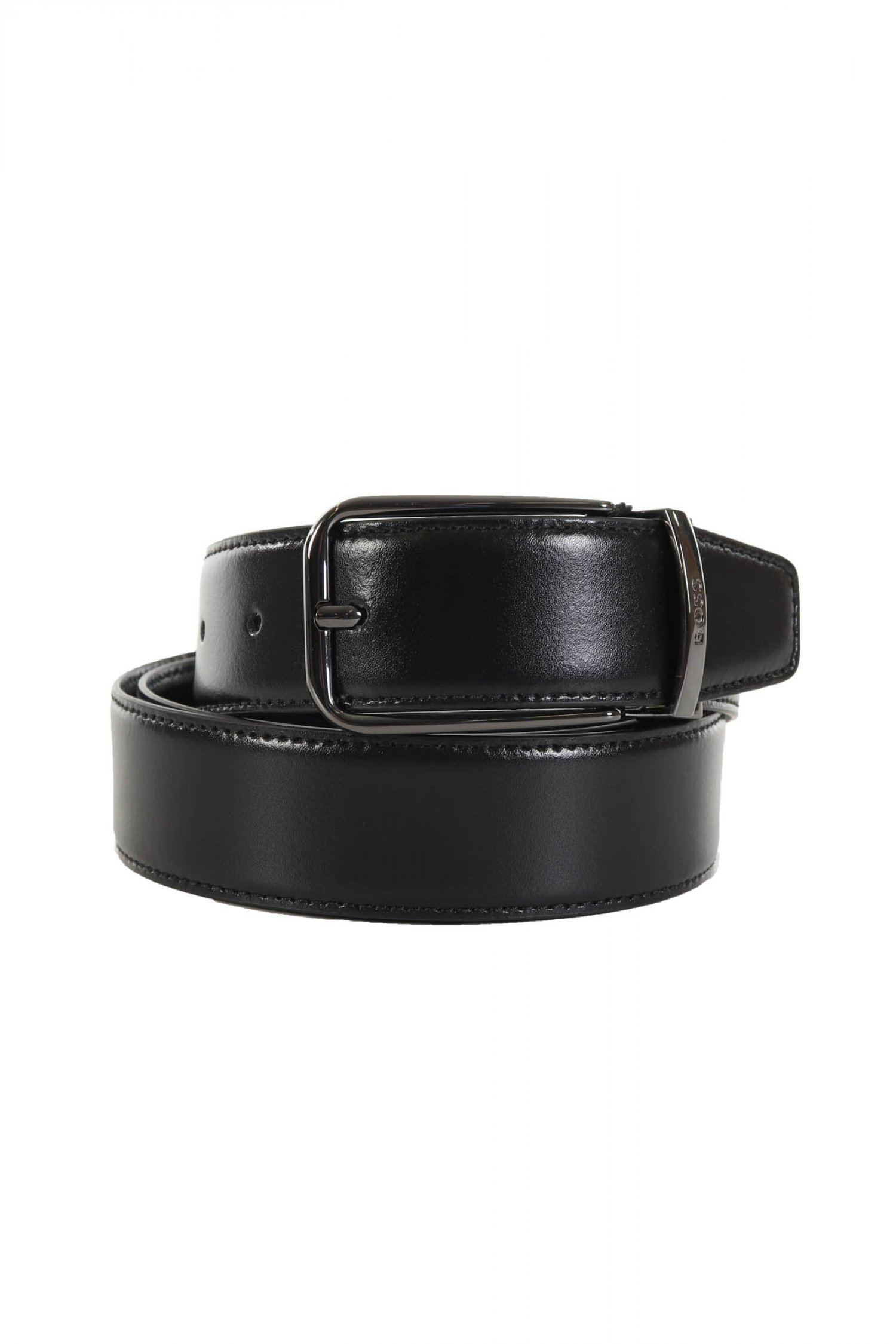 BOSS ΖΩΝΗ REVERSIBLE OCHUCK_SR35_PP ΜΑΥΡΟ-ΜΠΛΕ