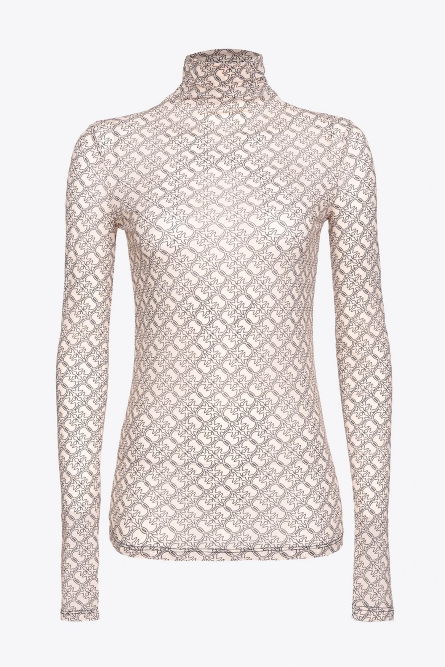 PINKO TOP ΛΟΥΠΕΤΟ LAMU ALLOVER PRINT ΜΠΕΖ