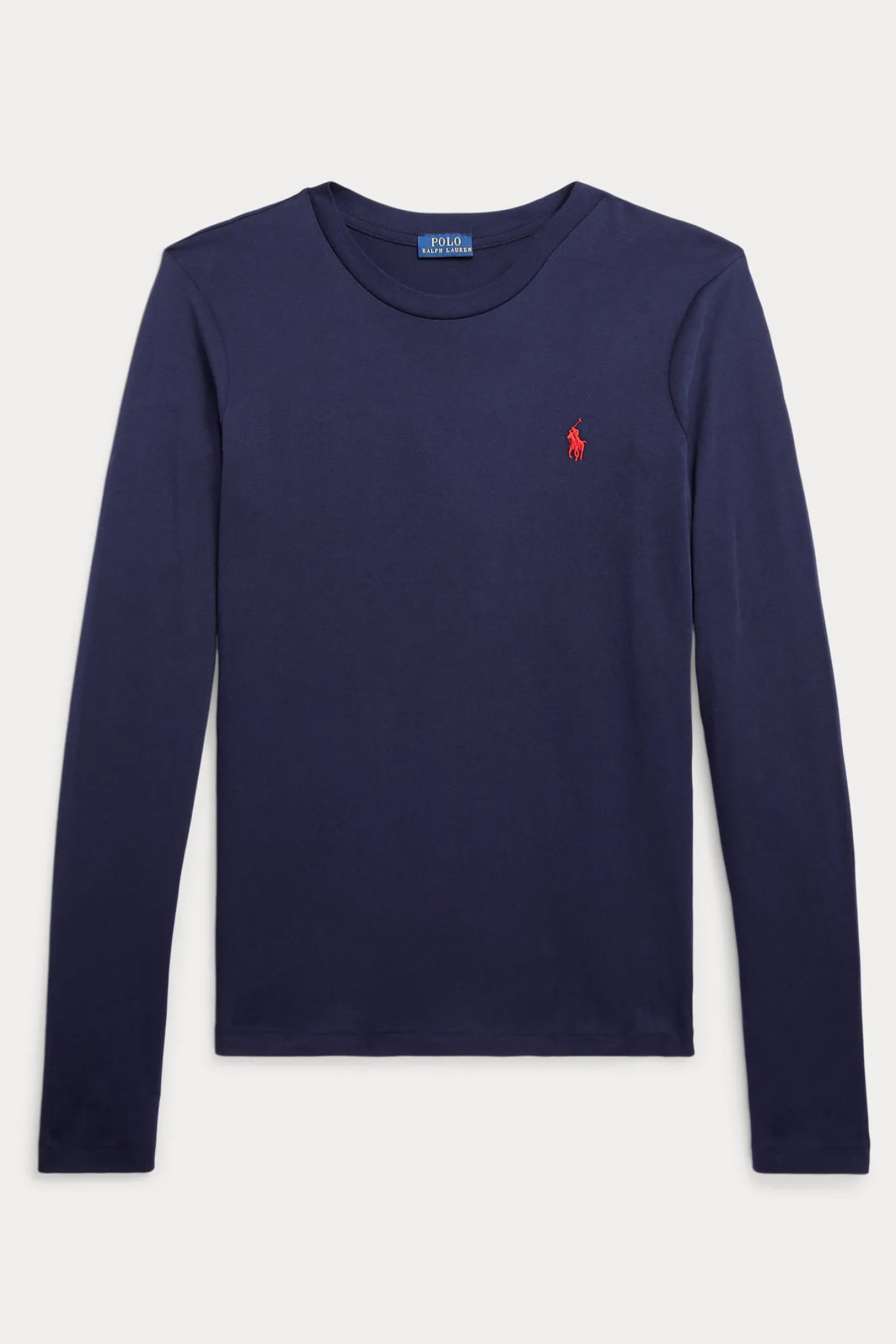 RALPH LAUREN T-SHIRT LSL BSR NAVY ΜΠΛΕ
