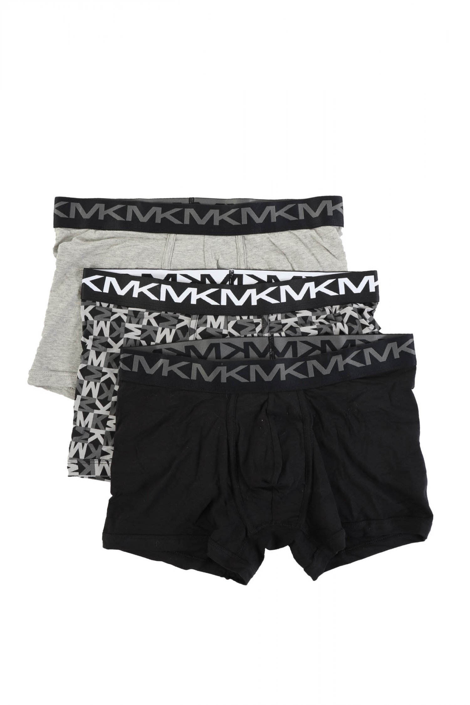 MICHAEL KORS ΕΣΩΡΟΥΧΑ 3PACK TRUNKS STRETCH FACTOR ΜΑΥΡΟ-ΓΚΡΙ