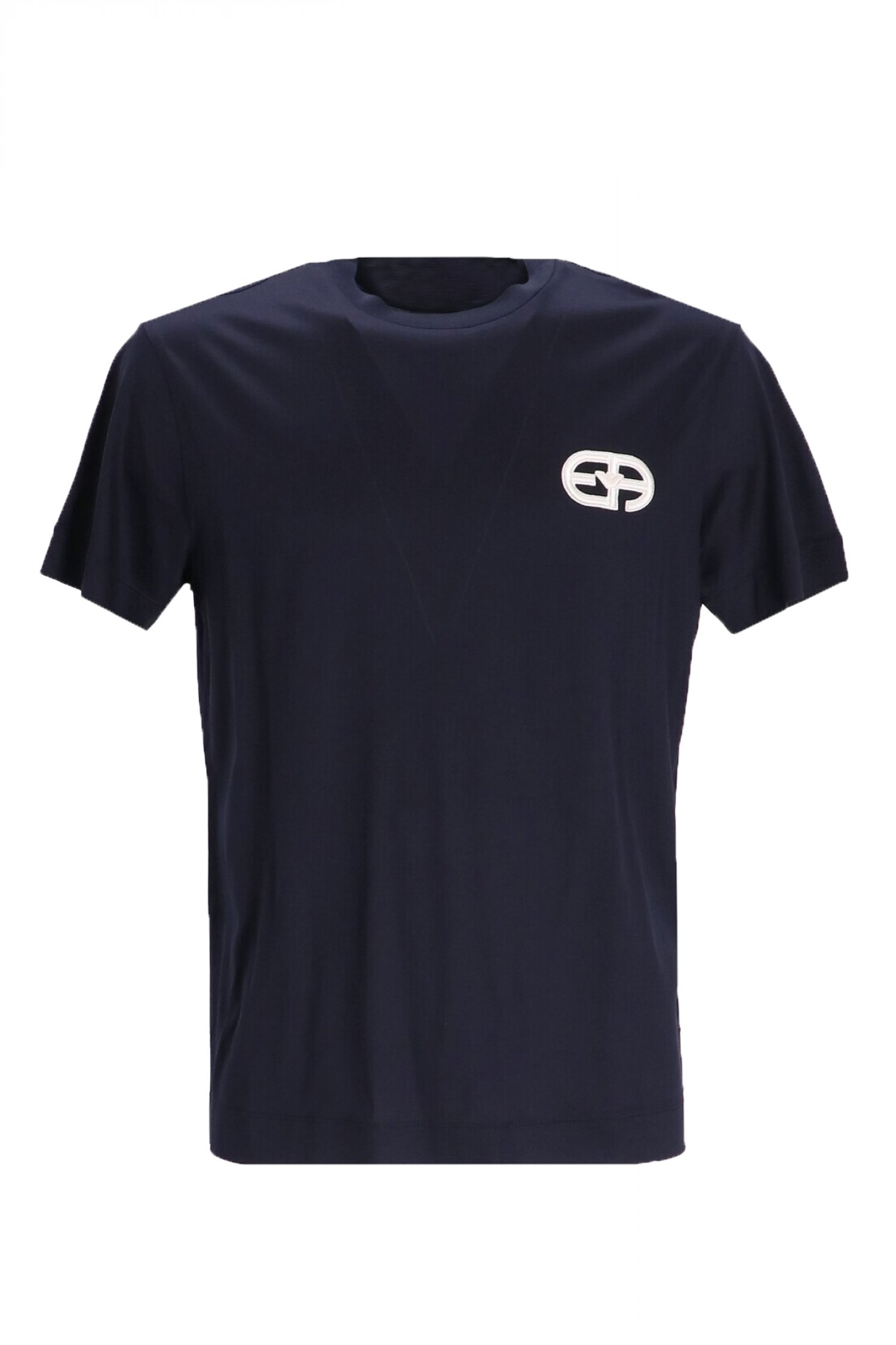EMPORIO ARMANI T-SHIRT LOGO ΜΠΛΕ