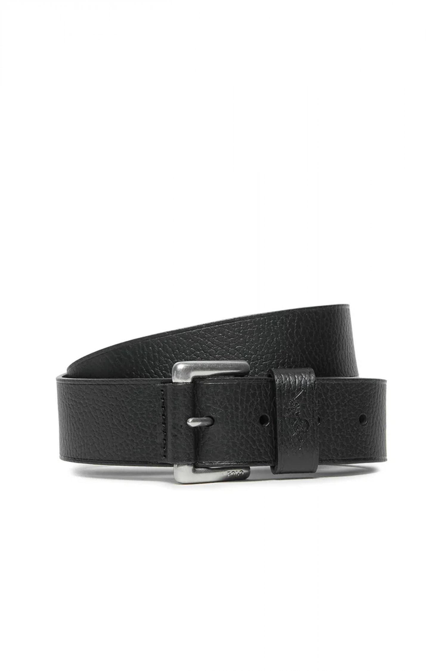 RALPH LAUREN ΖΩΝΗ ΔΕΡΜΑΤΙΝΗ ΜΑΥΡO