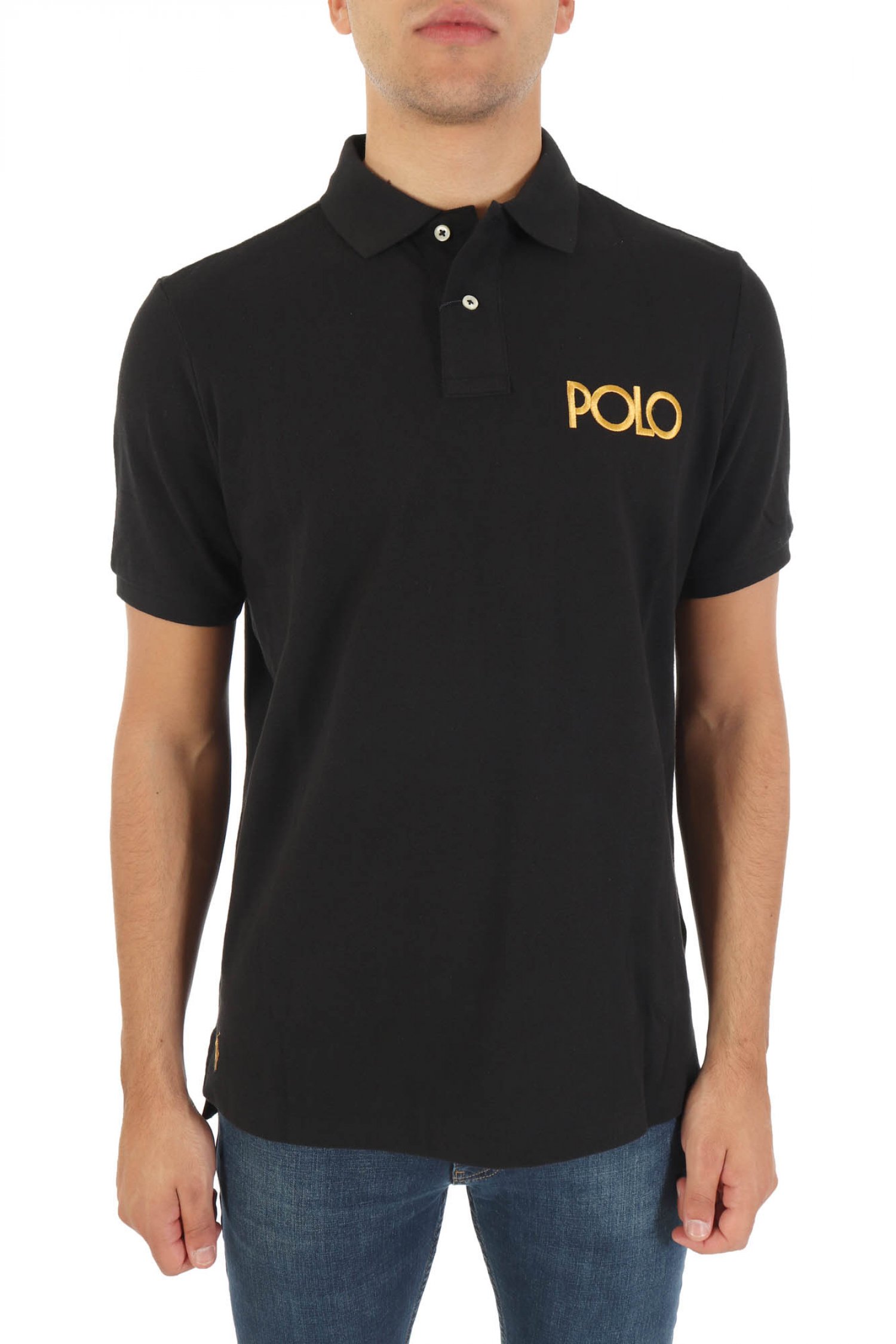RALPH LAUREN POLO CLASSIC FIT LOGO ΜΑΥΡΟ