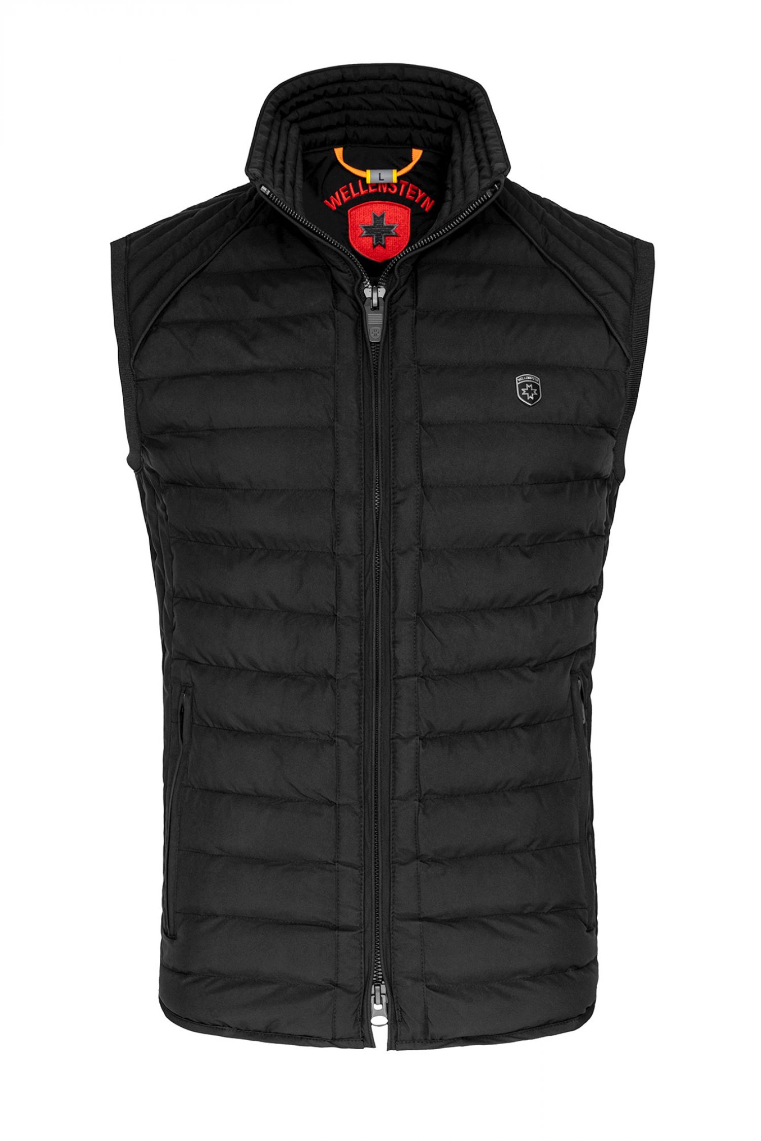 WELLENSTEYN ΜΠΟΥΦΑΝ JACKET MOL MEN VEST ΑΜΑΝΙΚΟ ΜΑΥΡΟ