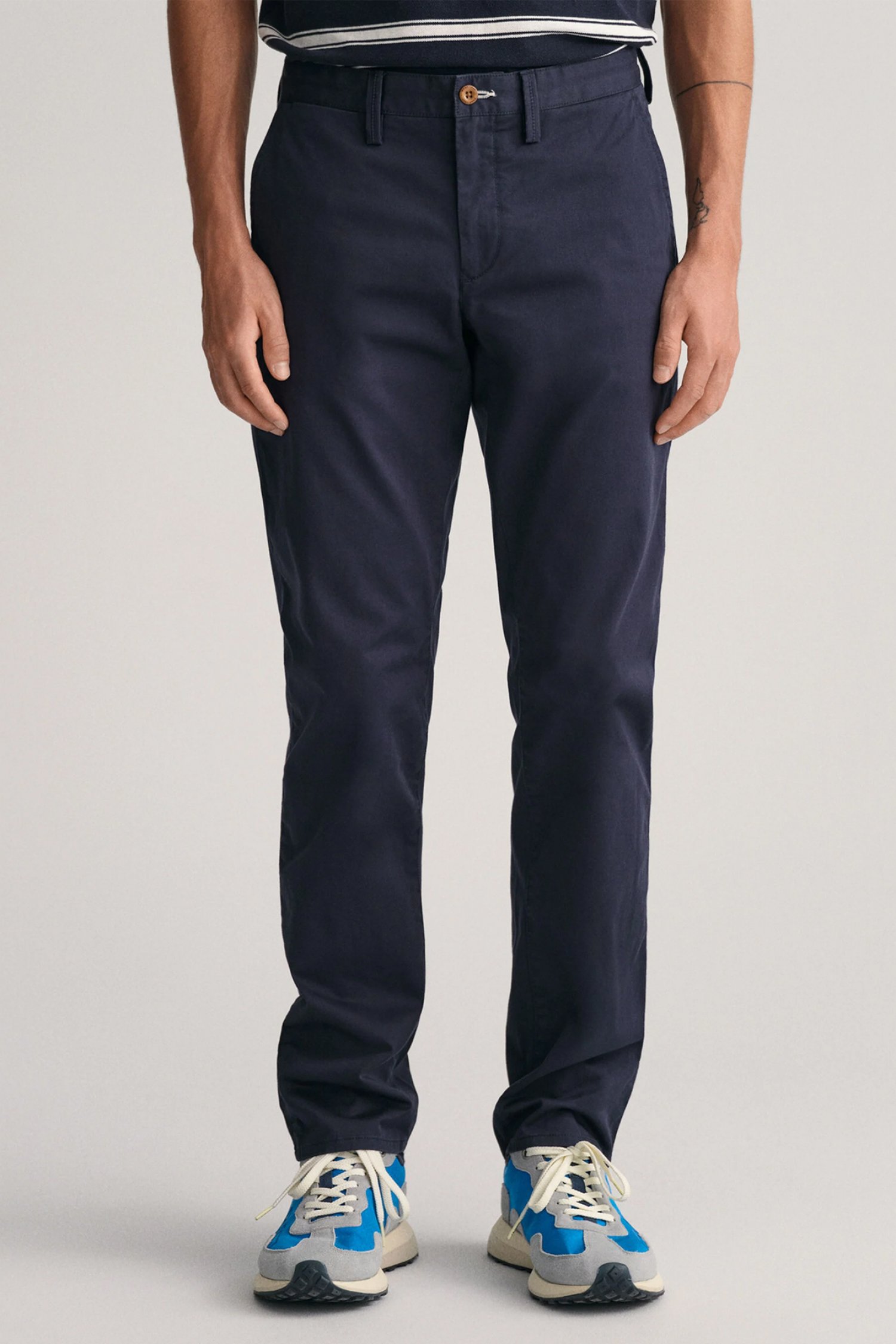 GANT GANT ΠΑΝΤΕΛΟΝΙ CHINO SLIM TWILL ΜΠΛΕ