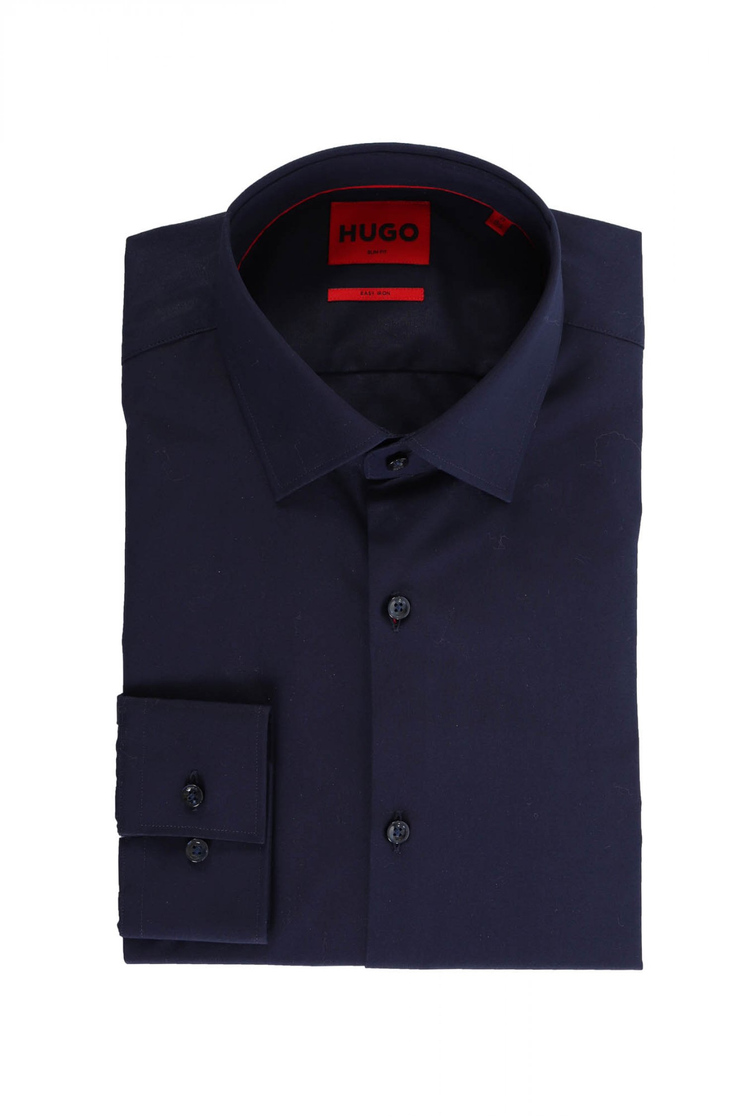 HUGO HUGO ΠΟΥΚΑΜΙΣΟ SLIM FIT EASY IRON C-JENNO ΜΠΛΕ