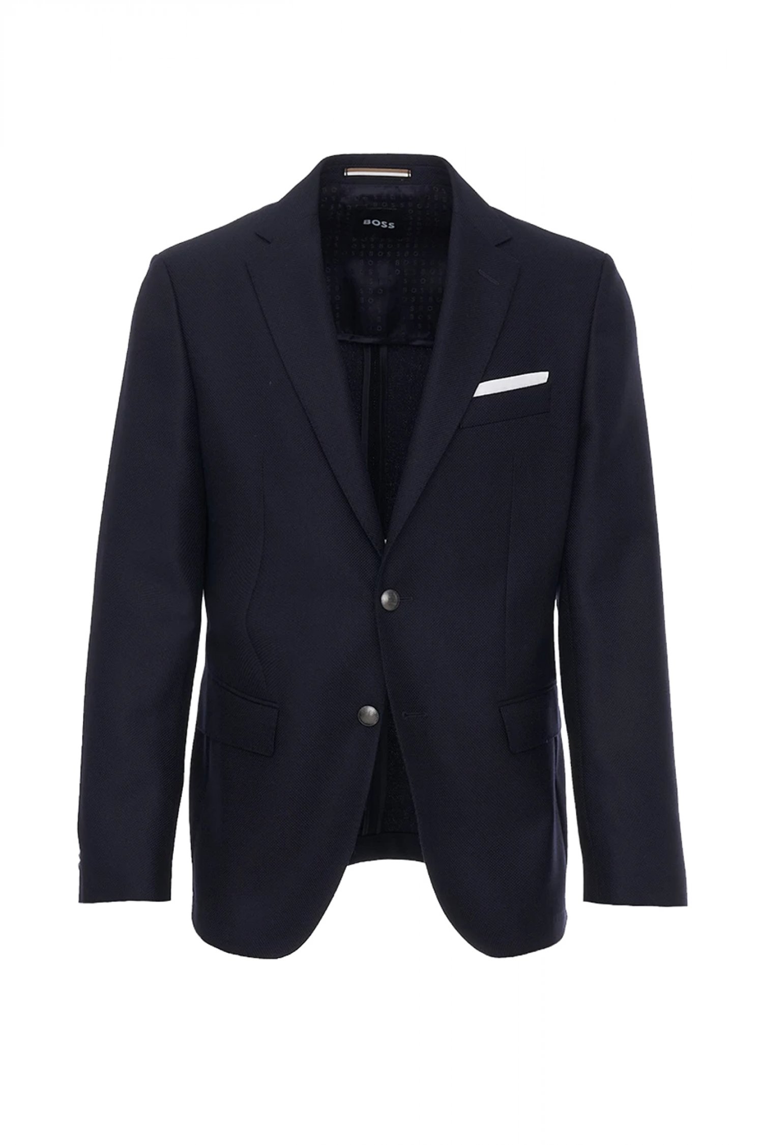 BOSS ΣΑΚΑΚΙ BLAZER ΜΙΚΡΟΣΧΕΔΙΟ ΗΜΙΦΟΔΡΟ H-HUTSON-233 ΜΠΛΕ