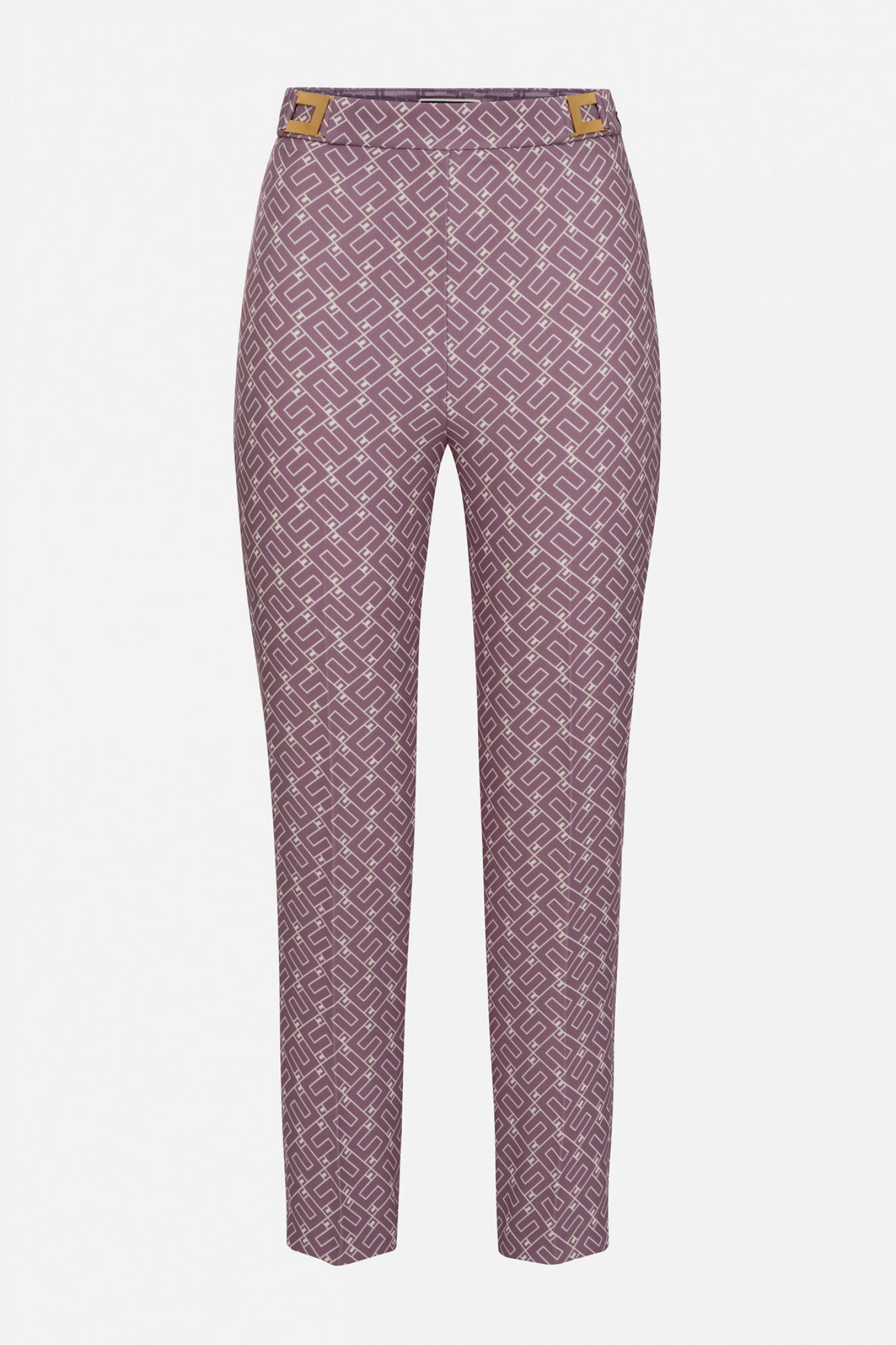 ELISABETTA FRANCHI ΠΑΝΤΕΛΟΝΙ ΨΗΛΟΜΕΣΟ LOGO ΜΩΒ