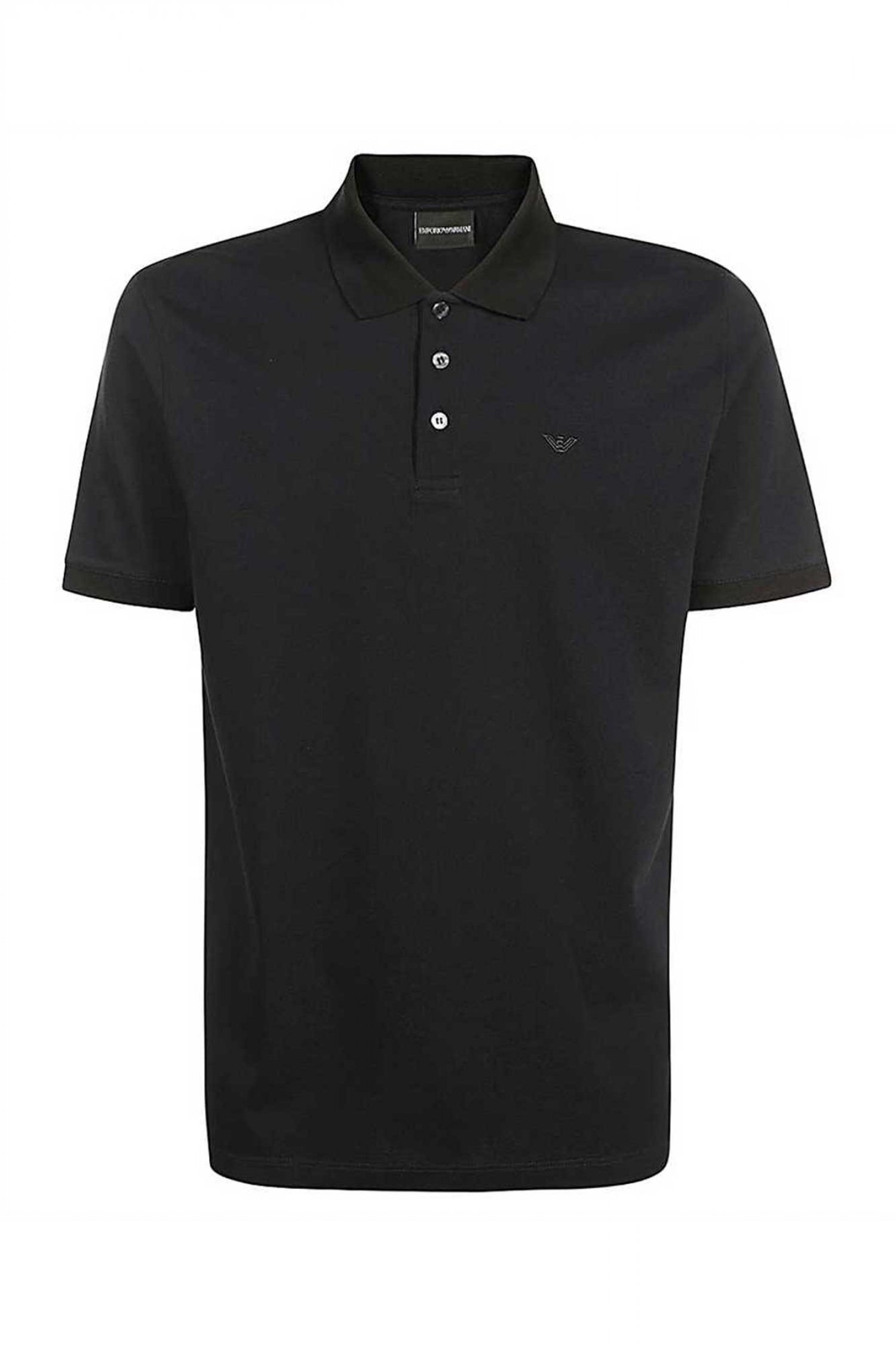 EMPORIO ARMANI POLO LOGO ΜΠΛΕ