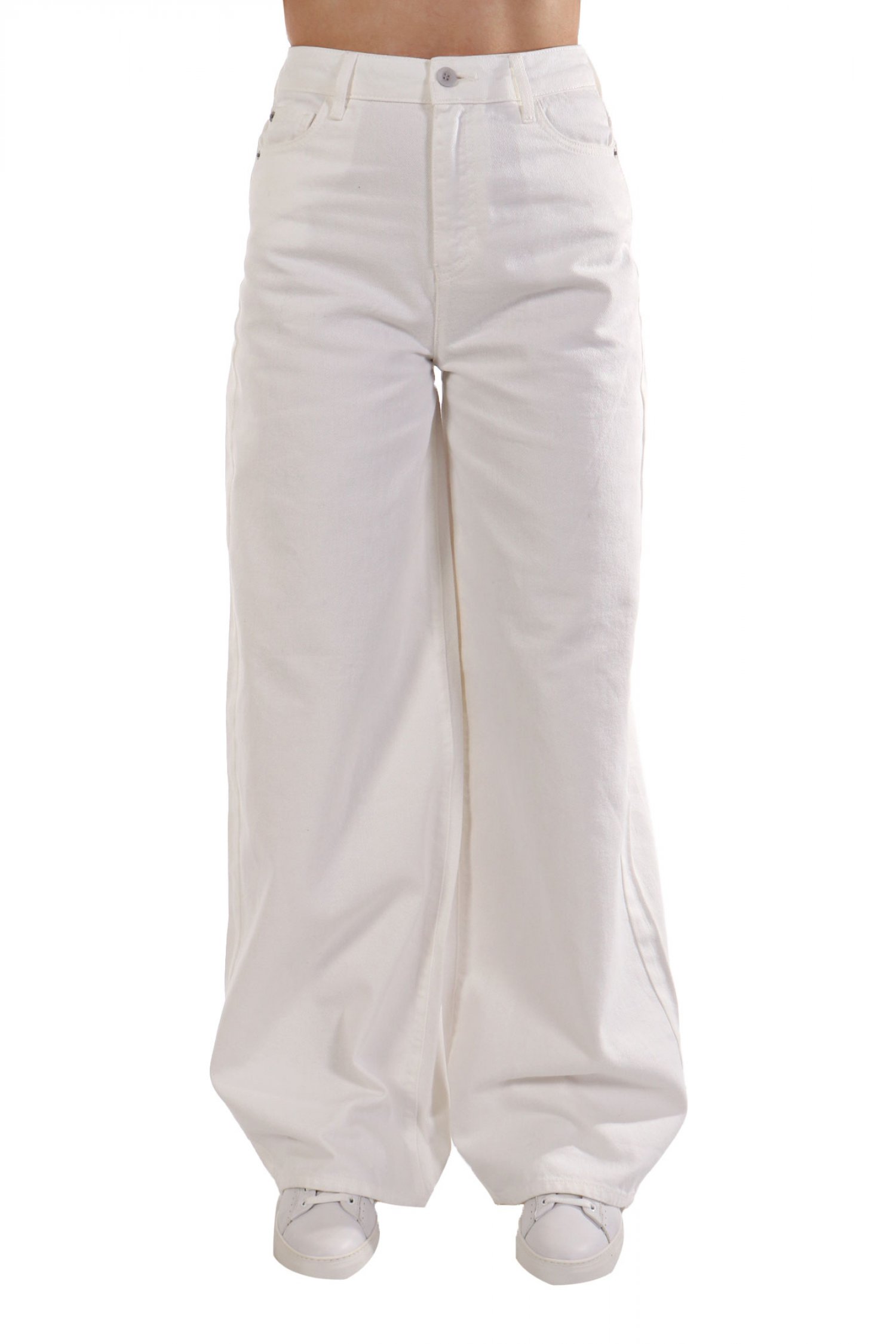 EMPORIO ARMANI ΠΑΝΤΕΛΟΝΙ ΠΕΝΤΑΤΣΕΠΟ JEANS ΛΕΥΚΟ