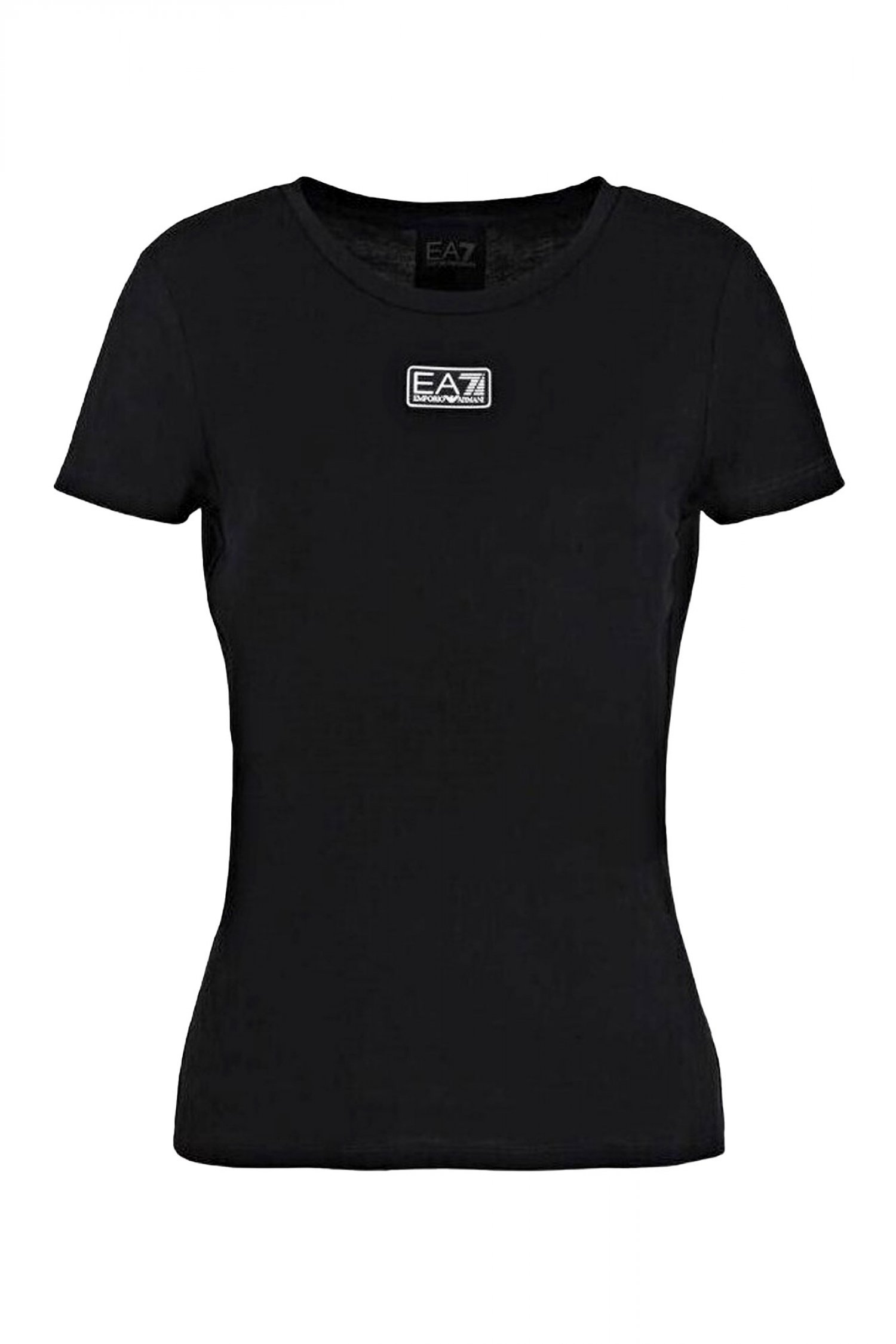 ARMANI 7 T-SHIRT LOGO ΛΕΠΤΟΜΕΡΕΙΑ ΠΛΑΤΗ ΜΑΥΡΟ