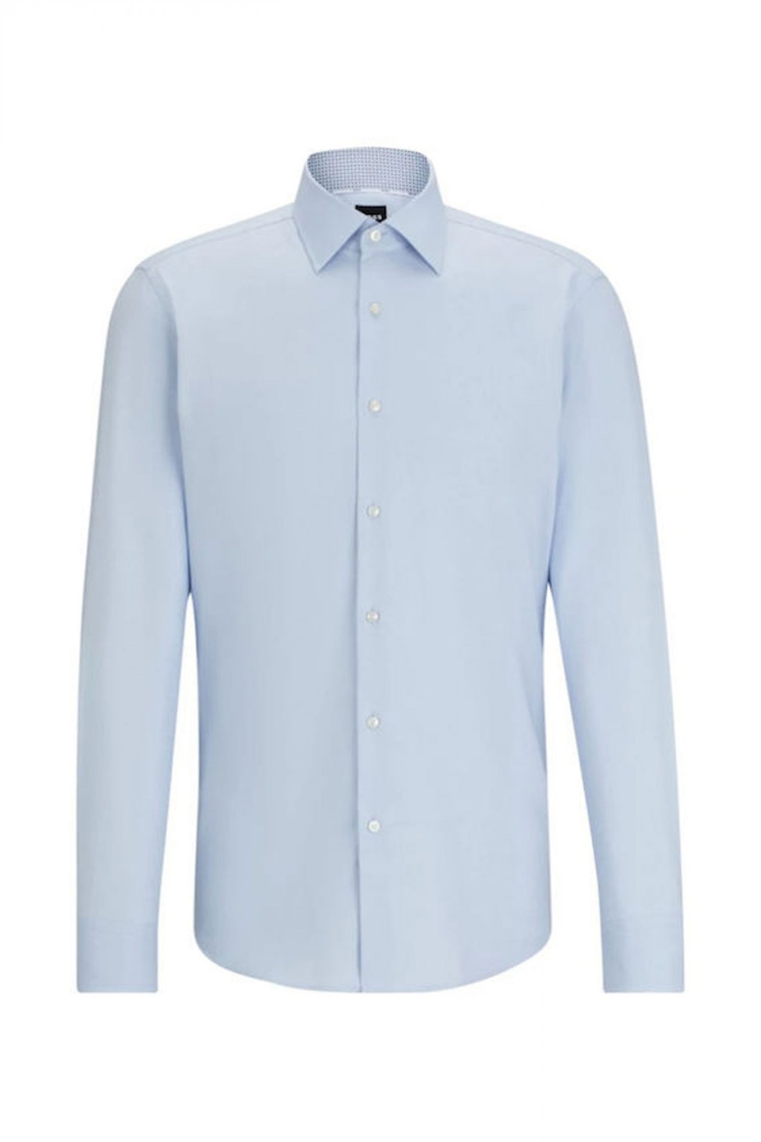 BOSS ΠΟΥΚΑΜΙΣΟ REGULAR FIT EASY IRON H-JOE-KENT-C3-214 ΣΙΕΛ