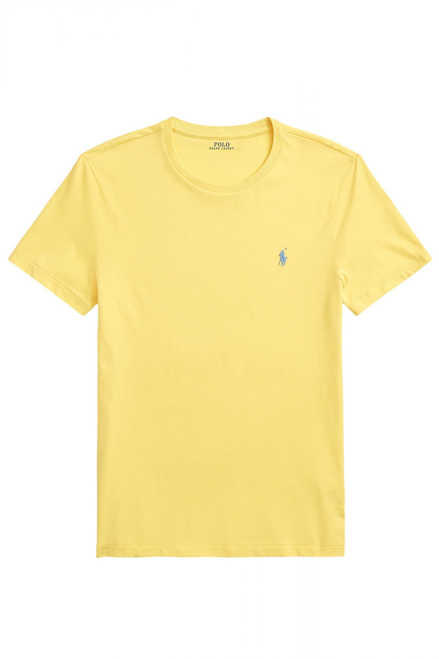 RALPH LAUREN T-SHIRT LOGO CUSTOM SLIM FIT ΚΙΤΡΙΝΟ