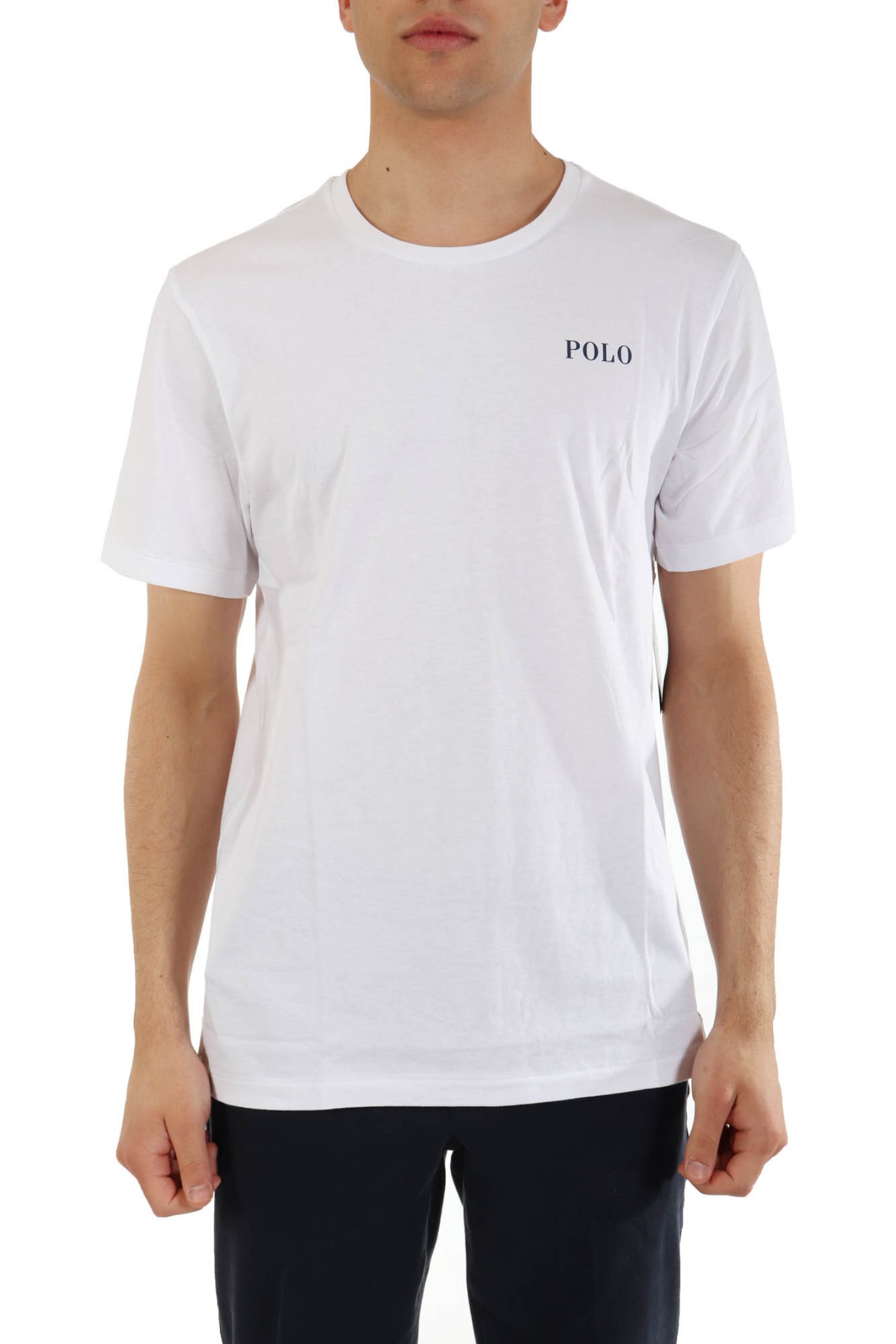 RALPH LAUREN T-SHIRT UNDERWEAR LOGO ΛΕΥΚΟ