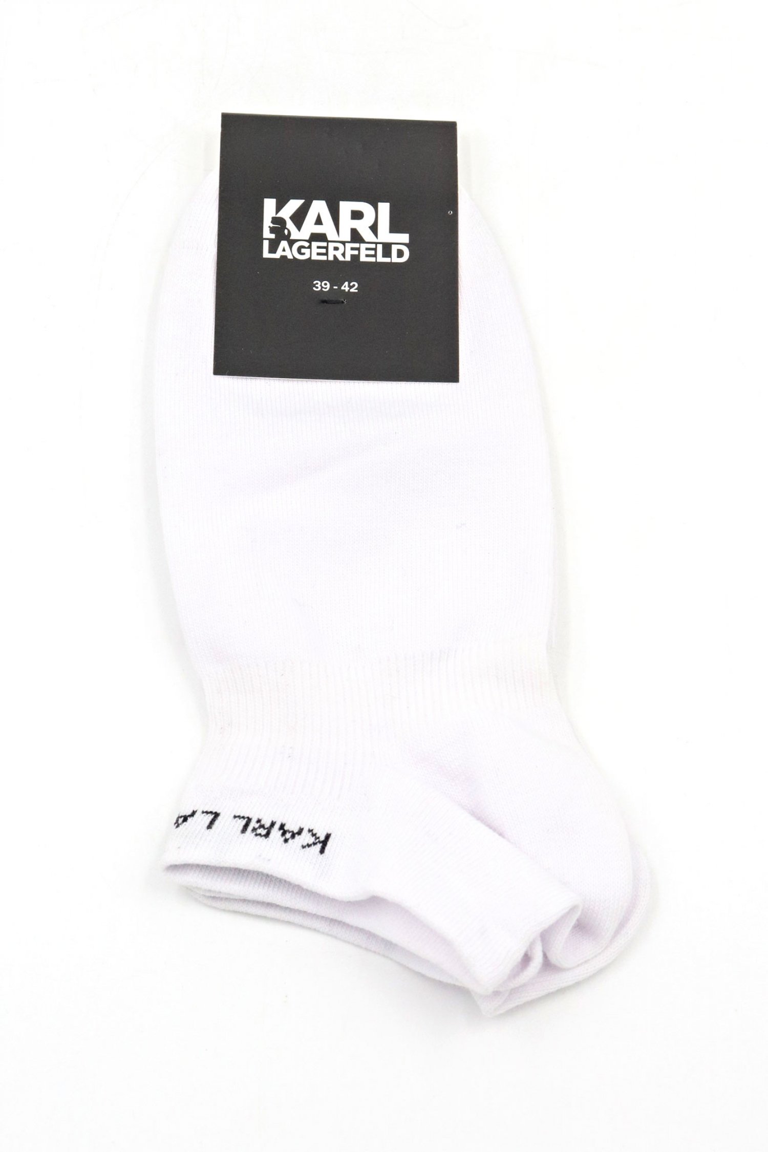 KARL LAGERFELD ΚΑΛΤΣΑΚΙΑ SNEAKERS LOGO ΛΕΥΚΟ