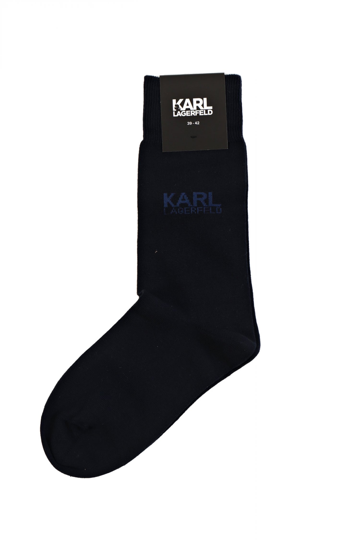 KARL LAGERFELD ΚΑΛΤΣΕΣ LOGO ΜΠΛΕ