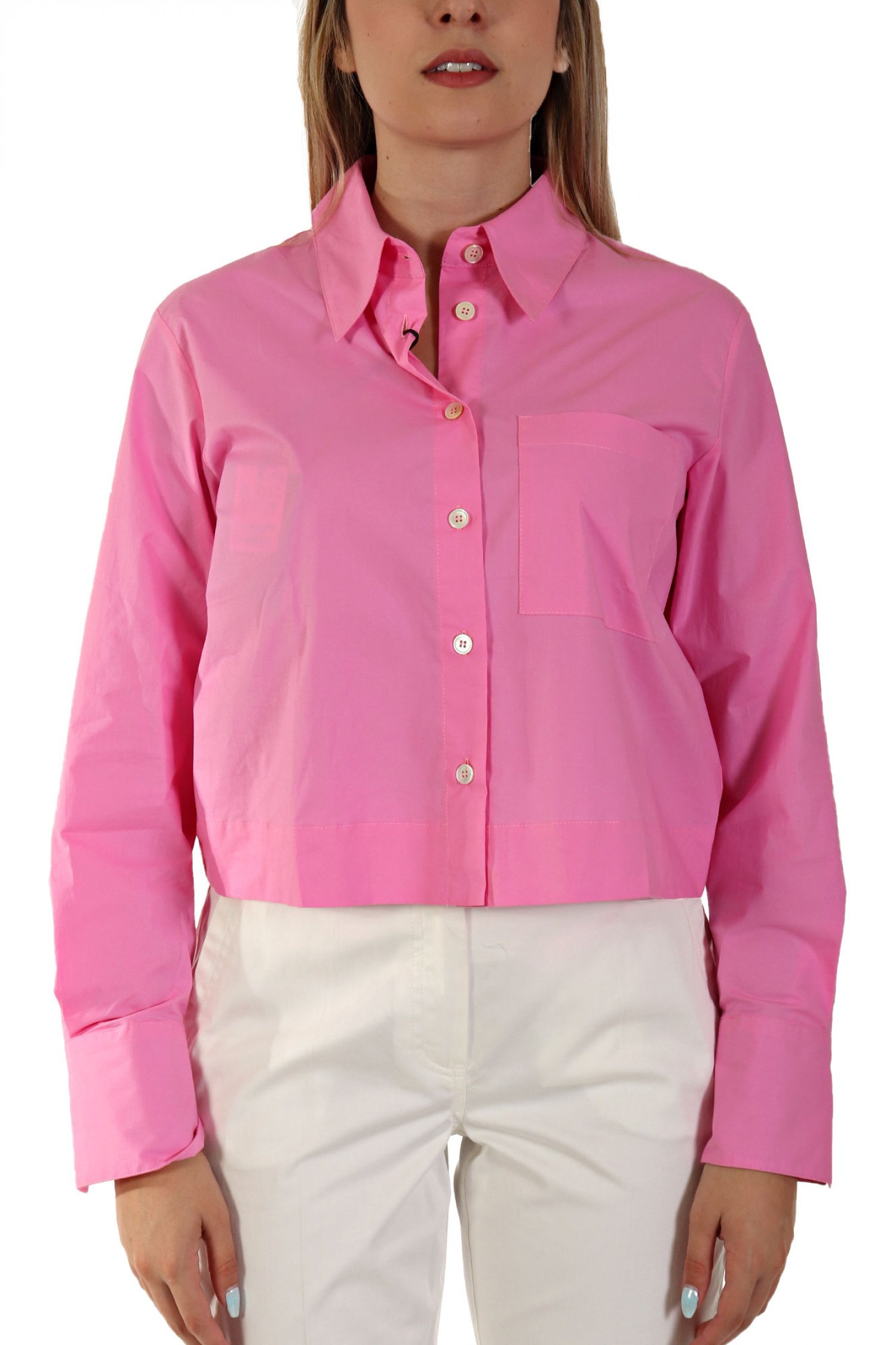 MARELLA ΠΟΥΚΑΜΙΣΟ CROP ABRUZZO ΡΟΖ