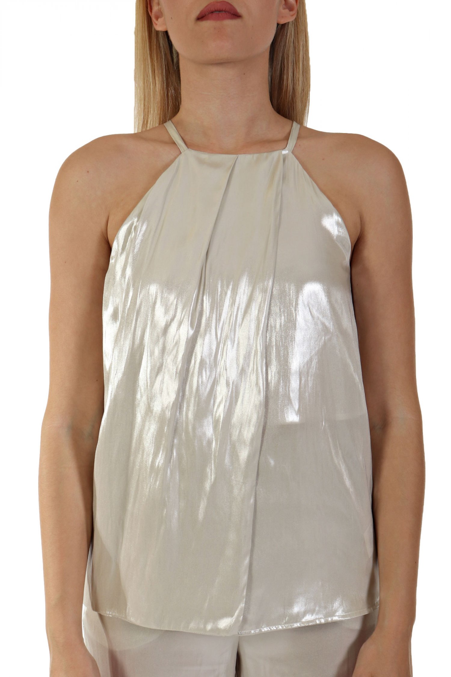 MARELLA TOP AFFINE ΜΕΤΑΛΛΙΖΕ ΛΕΥΚΟ