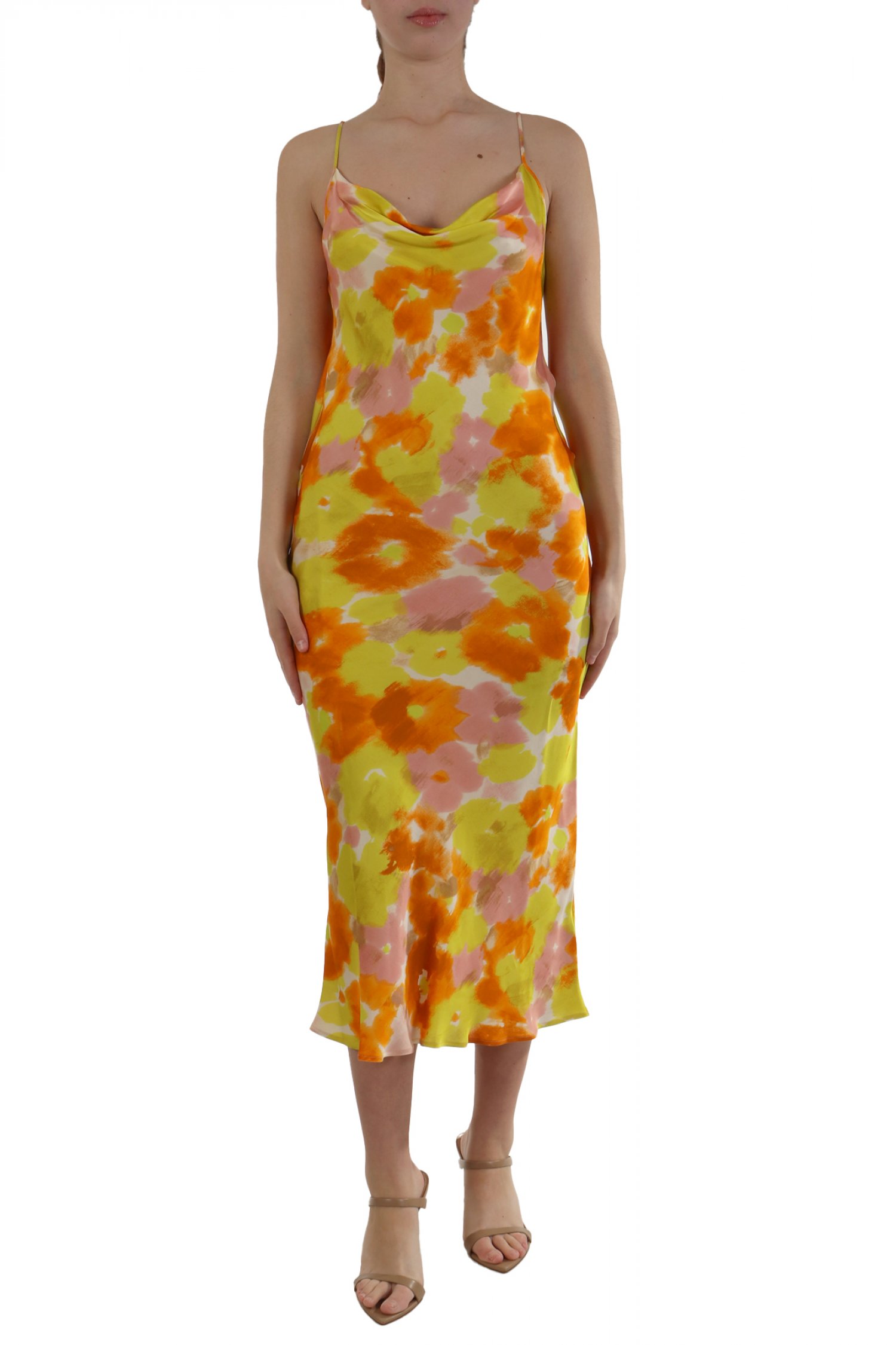 MARELLA ΦΟΡΕΜΑ EREMI MAXI ΝΤΡΑΠΕ ΤΙΡΑΝΤΕΣ ΕΜΠΡΙΜΕ ΠΟΛΥΧΡΩΜΟ