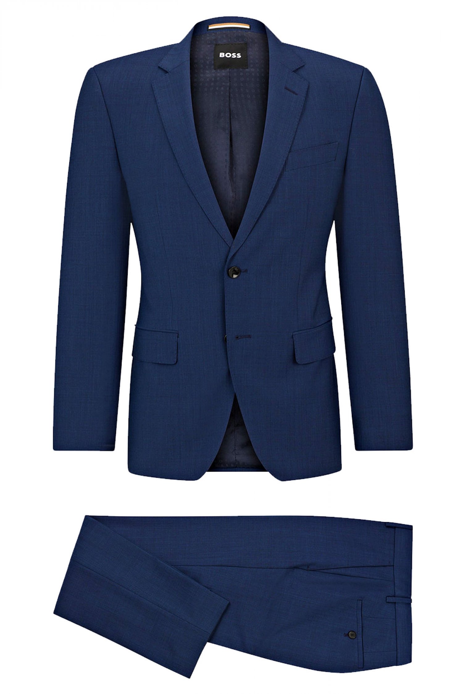 BOSS ΚΟΣΤΟΥΜΙ SLIM FIT H-HUGE-2PCS-224 ΜΠΛΕ